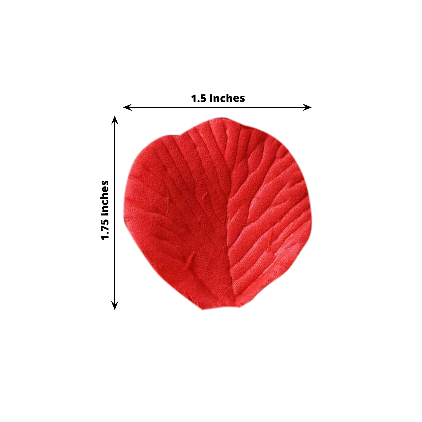 500-Pack Silk Rose Petals Confetti Red Round Design - Decorative Table Scatters - Image 3