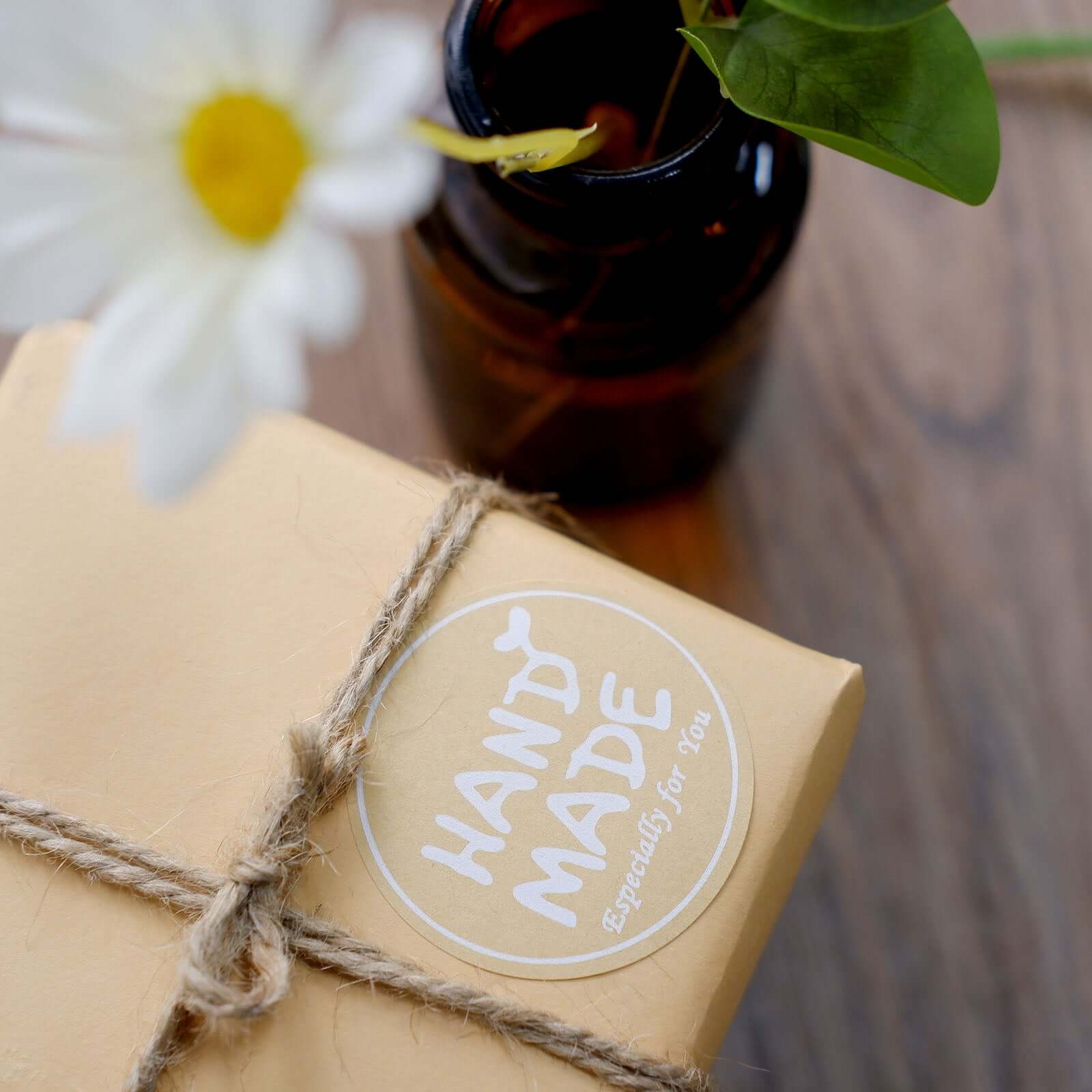 500pcs Handmade Especially For You Stickers Roll, Cookie and Bakery Box Labels - Round 1.5" - Image 17