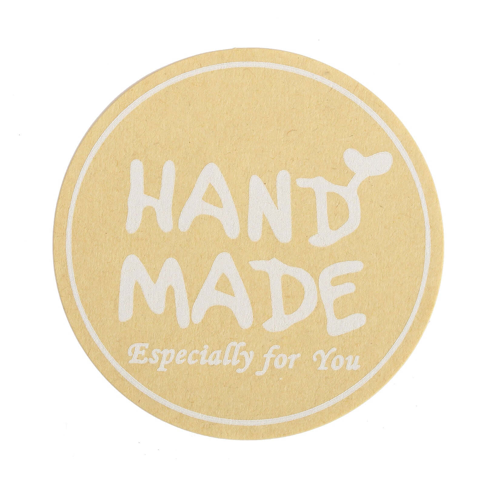 500pcs Handmade Especially For You Stickers Roll, Cookie and Bakery Box Labels - Round 1.5" - Image 7