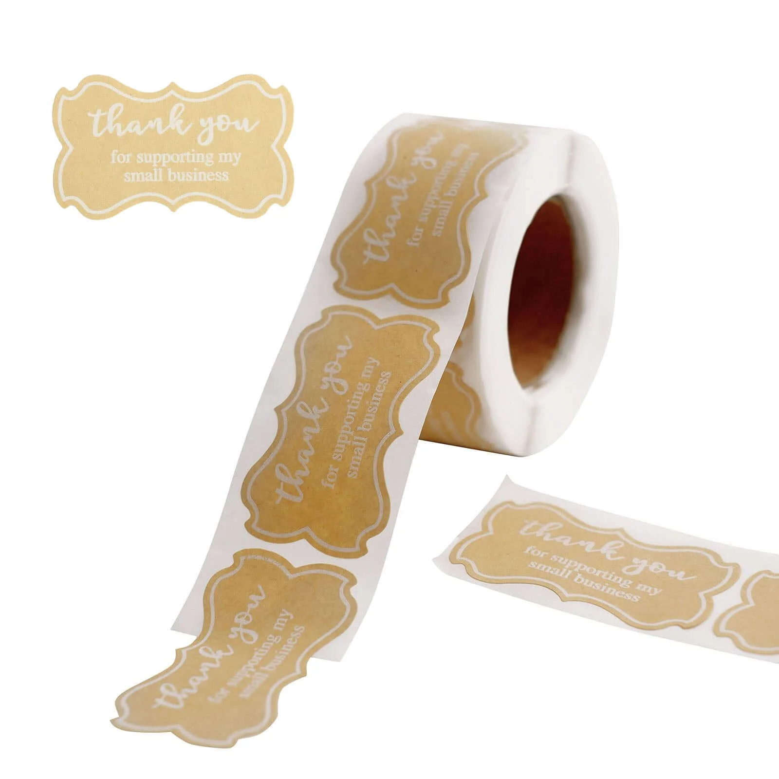 500pcs Thank You for Supporting My Small Business Stickers Roll, Labels for DIY Envelope Seals 1.5" - Image 6