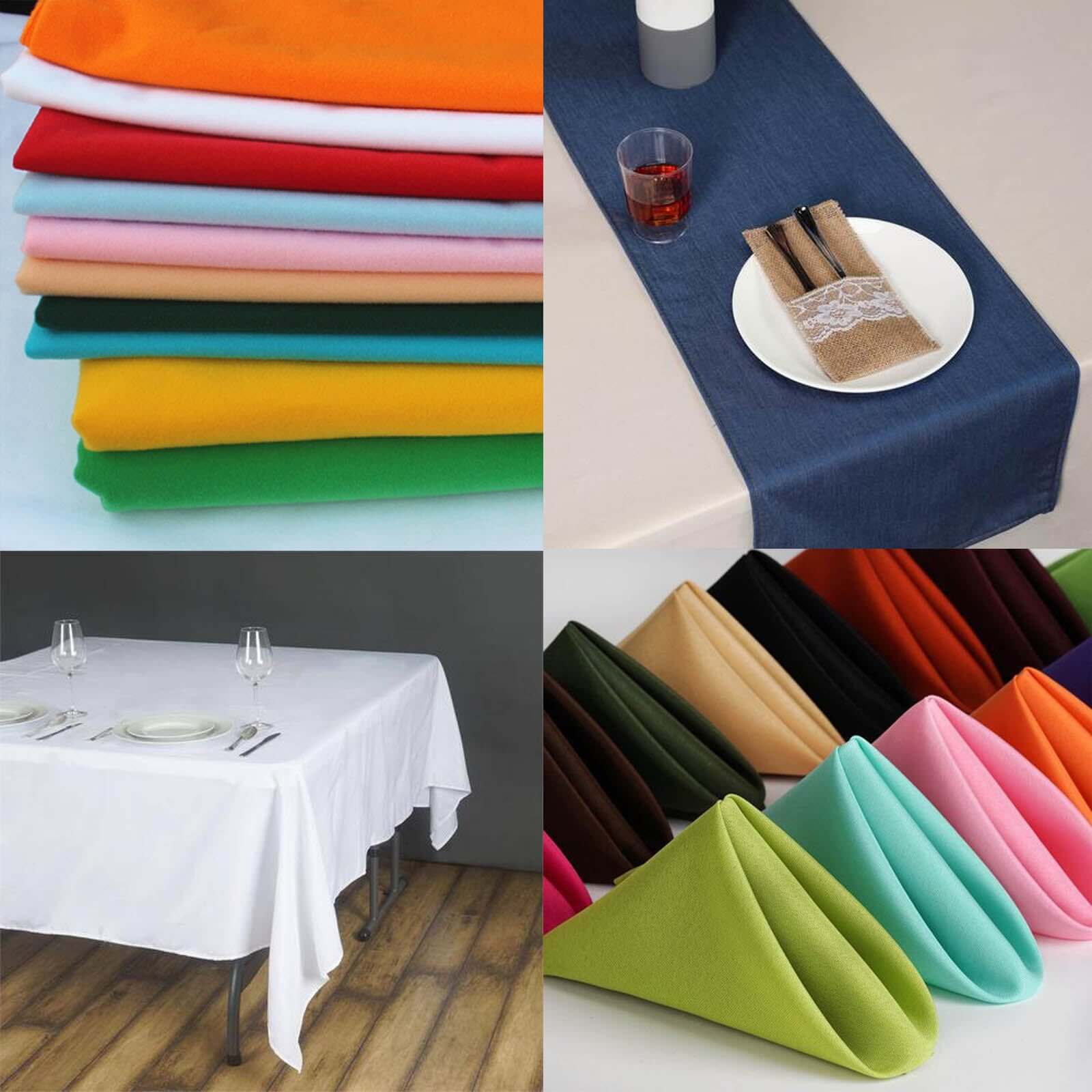 Ivory Polyester Fabric Bolt DIY Craft Fabric Roll 54"x10 Yards - Image 5