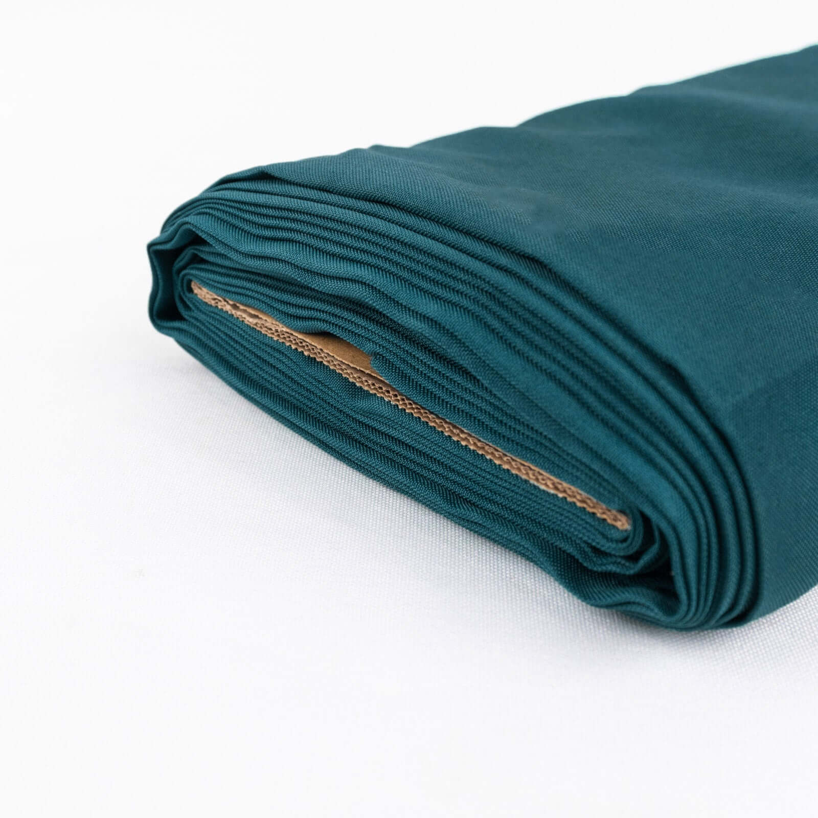 Peacock Teal Polyester Fabric Bolt, DIY Craft Fabric Roll 54"x10 Yards - Image 5
