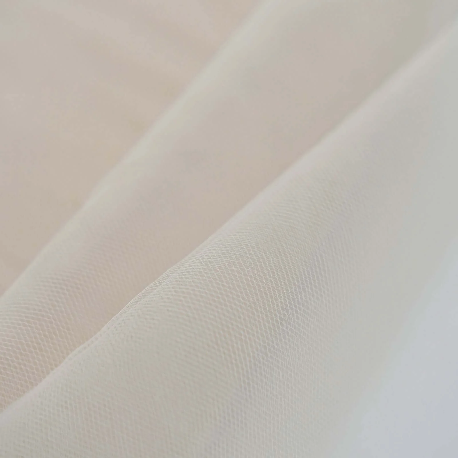 Beige Tulle Fabric Bolt, DIY Crafts Sheer Fabric Roll 54"x40 Yards - Image 7