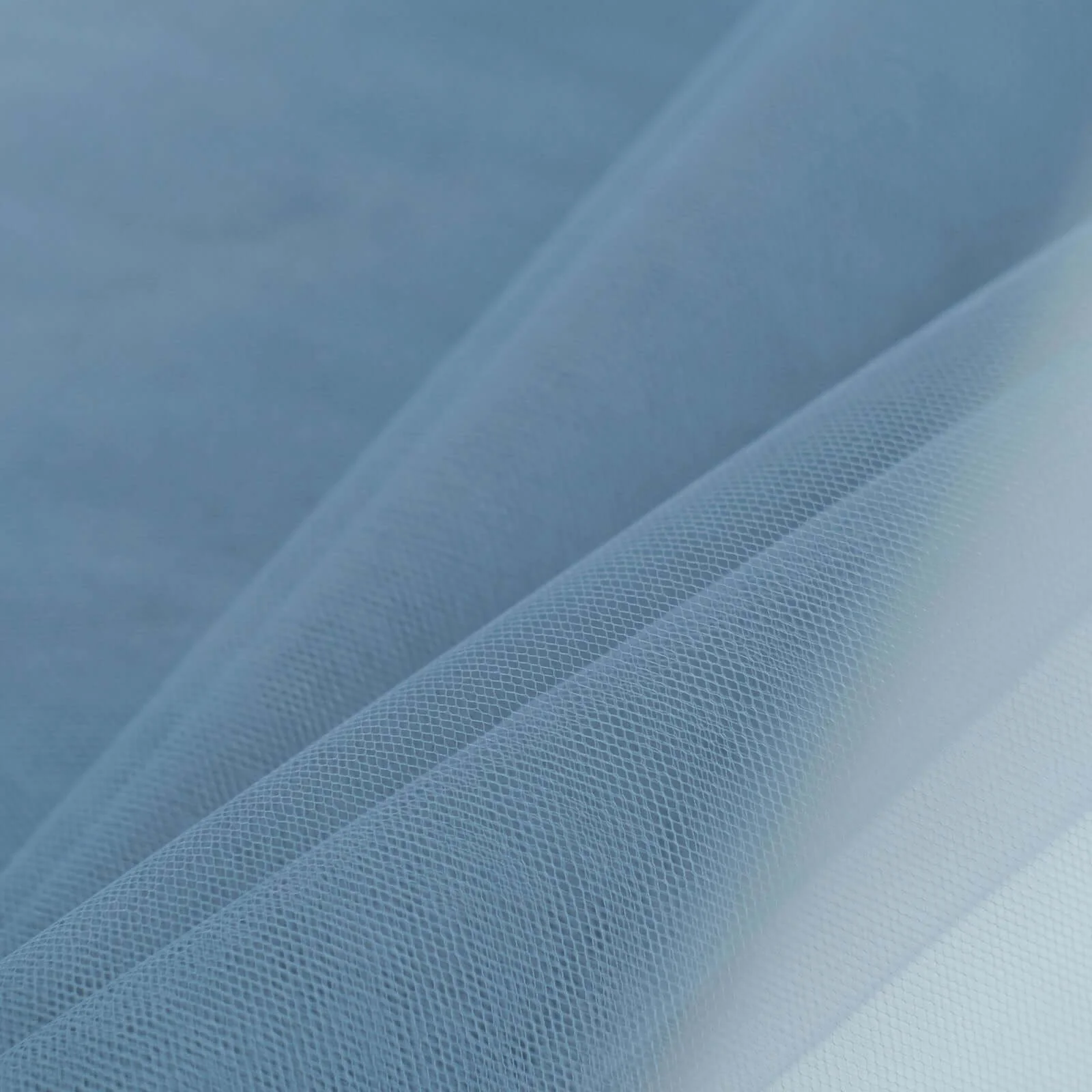 Dusty Blue Tulle Fabric Bolt, DIY Crafts Sheer Fabric Roll 54"x40 Yards - Image 7