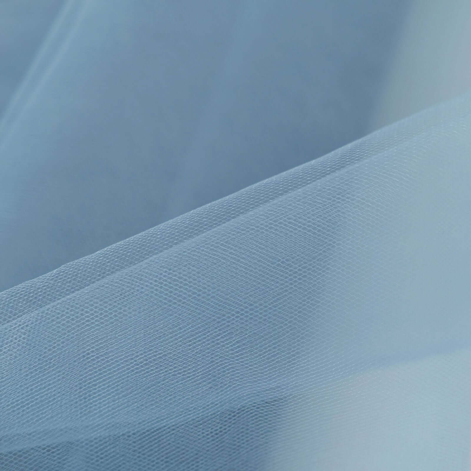 Dusty Blue Tulle Fabric Bolt, DIY Crafts Sheer Fabric Roll 54"x40 Yards - Image 8