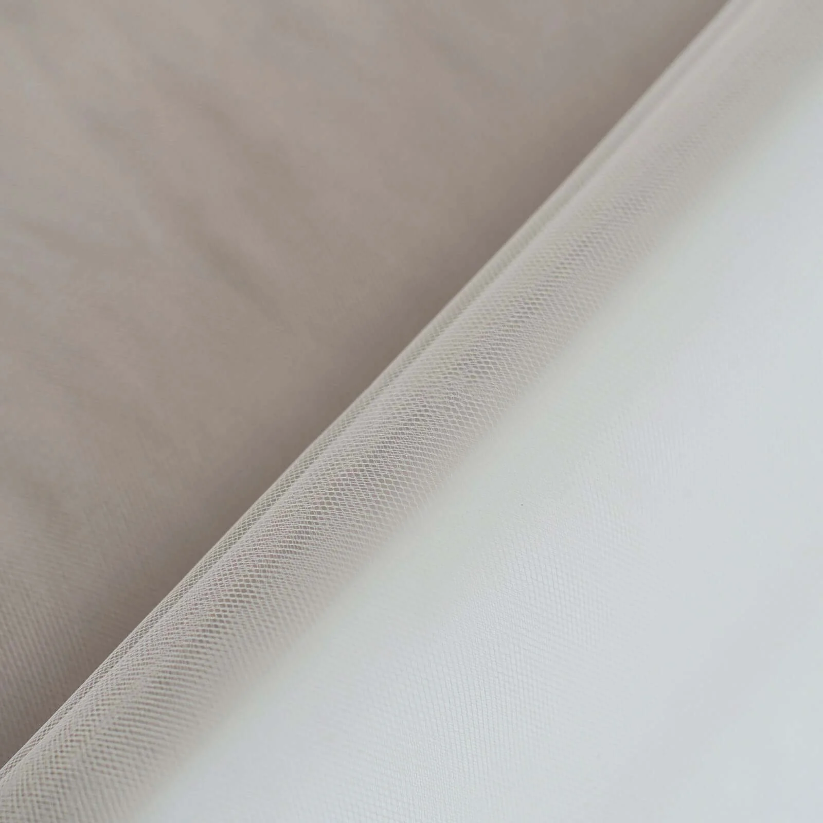 Taupe Tulle Fabric Bolt, DIY Crafts Sheer Fabric Roll 54"x40 Yards - Image 6