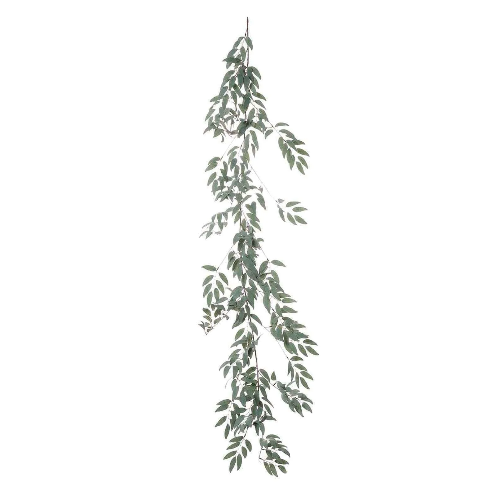 Frosted Real Touch Artificial Willow Leaf Garland, Flexible Vine 5ft - Image 6