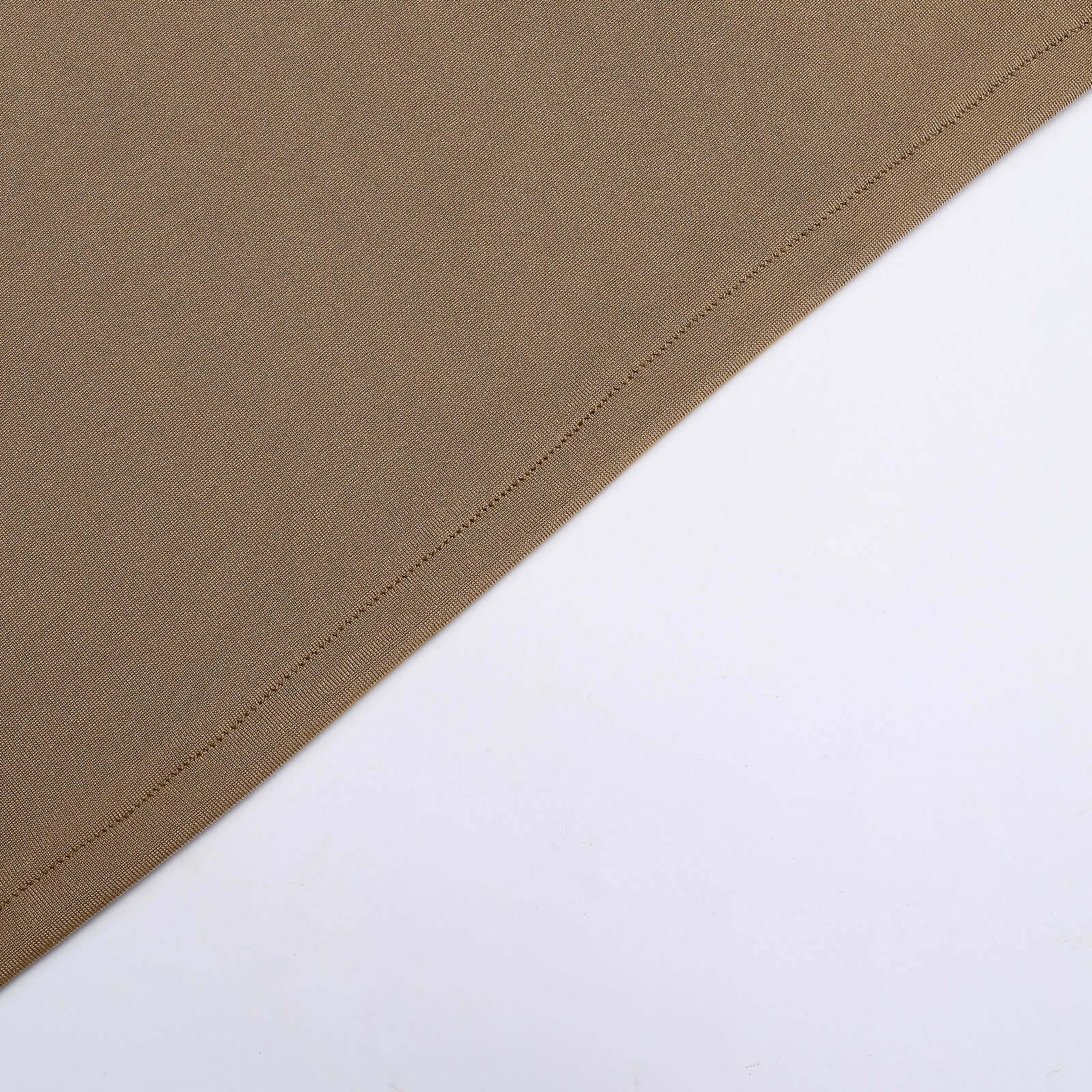 Matte Taupe Spandex Fitted Wedding Arch Cover For Round Top Chiara Backdrop Stand 5ft - Image 12