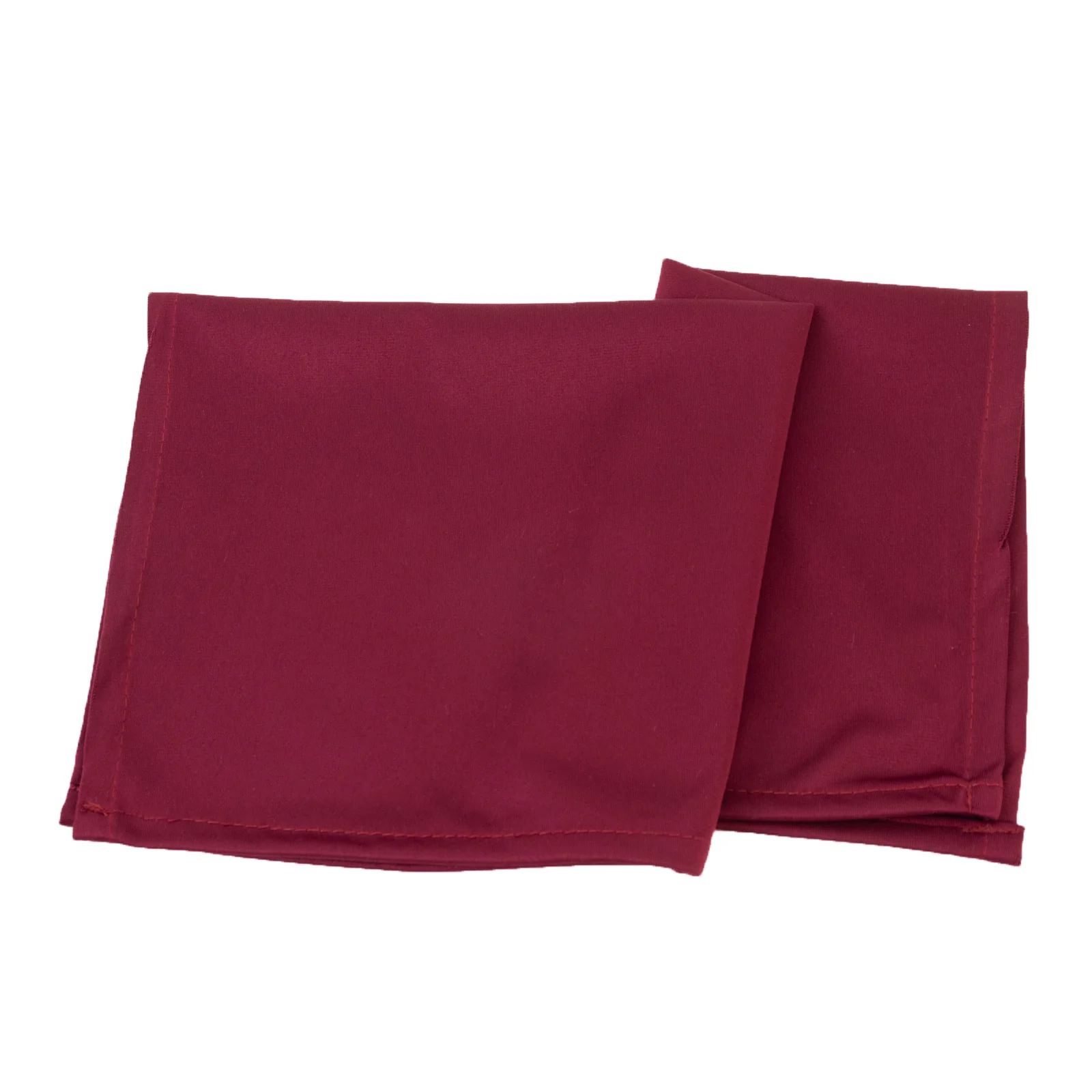 5 Pack Scuba Cloth Napkins – 17"x17" Burgundy, Wrinkle-Free & Reusable Table Napkins - Image 6