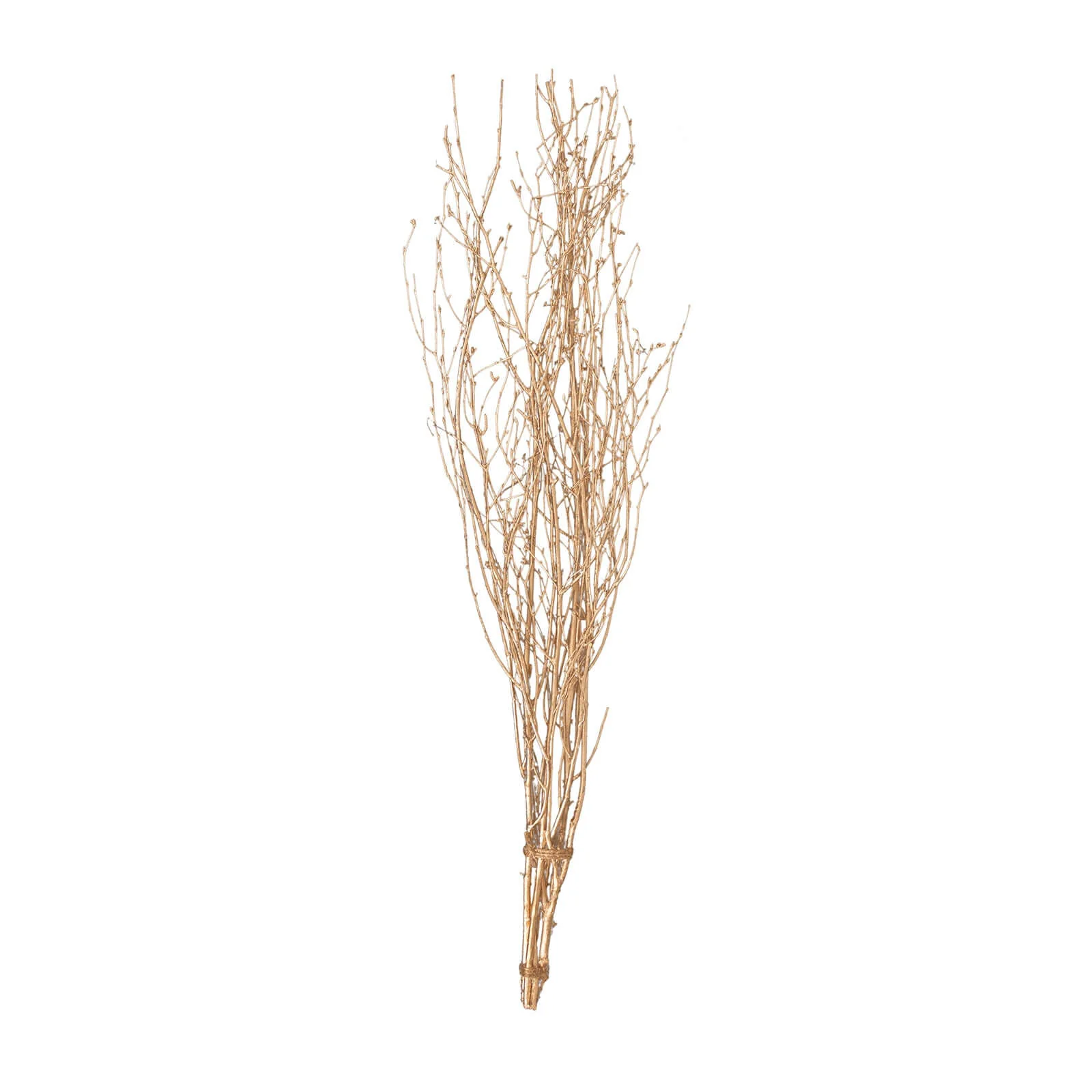 6-Pack Birch Tree Branches 46" Metallic Gold - Rustic Dried Willow Twigs Sticks - Image 7