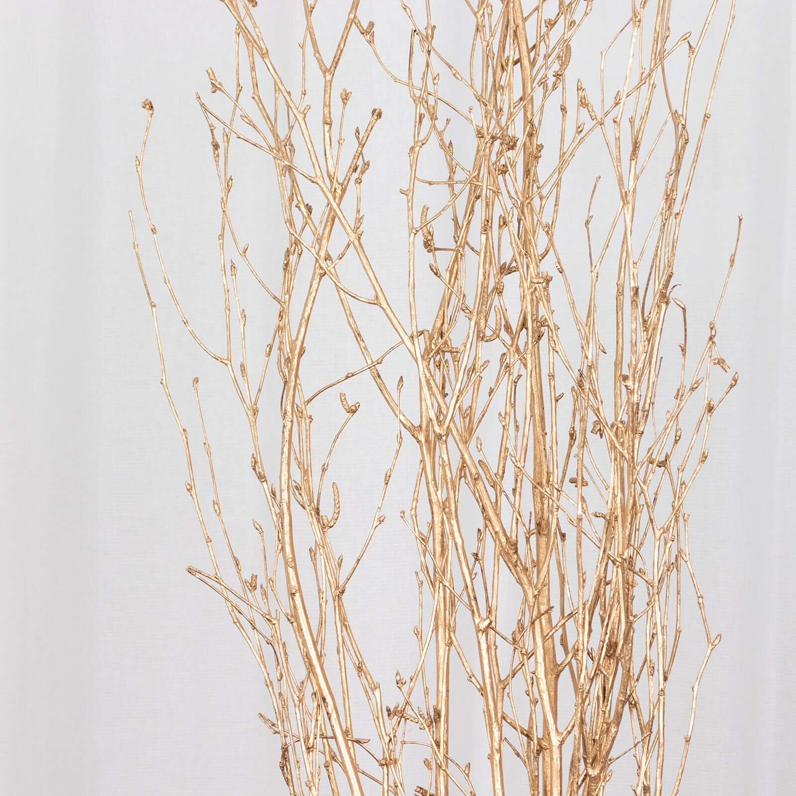6-Pack Birch Tree Branches 46" Metallic Gold - Rustic Dried Willow Twigs Sticks - Image 8