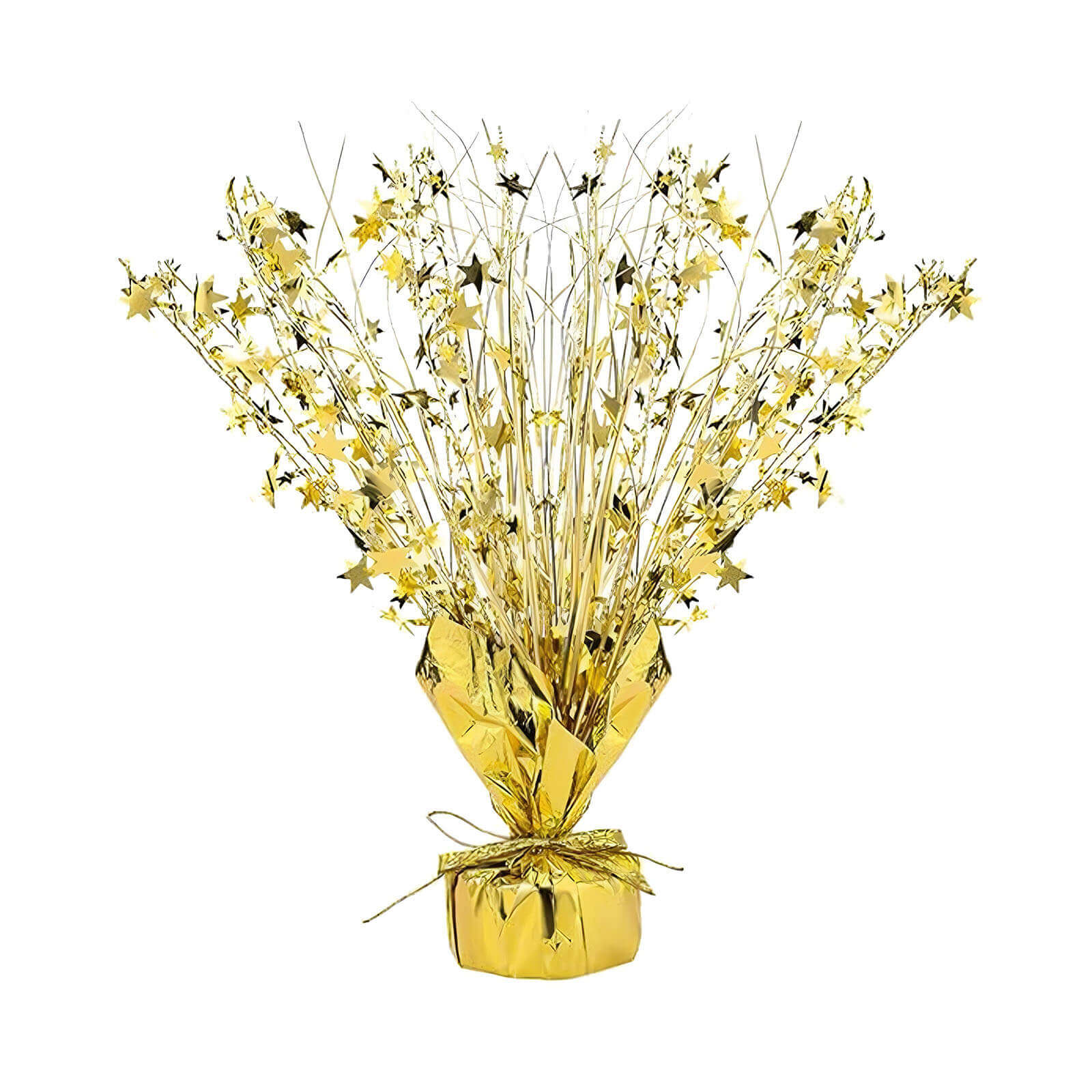 6-Pack Metallic Gold Star Foil Spray Centerpiece Table Decorations 13", Free-Standing Gleam 'N Burst Party Accessories - Eye-Catching Design - Image 8