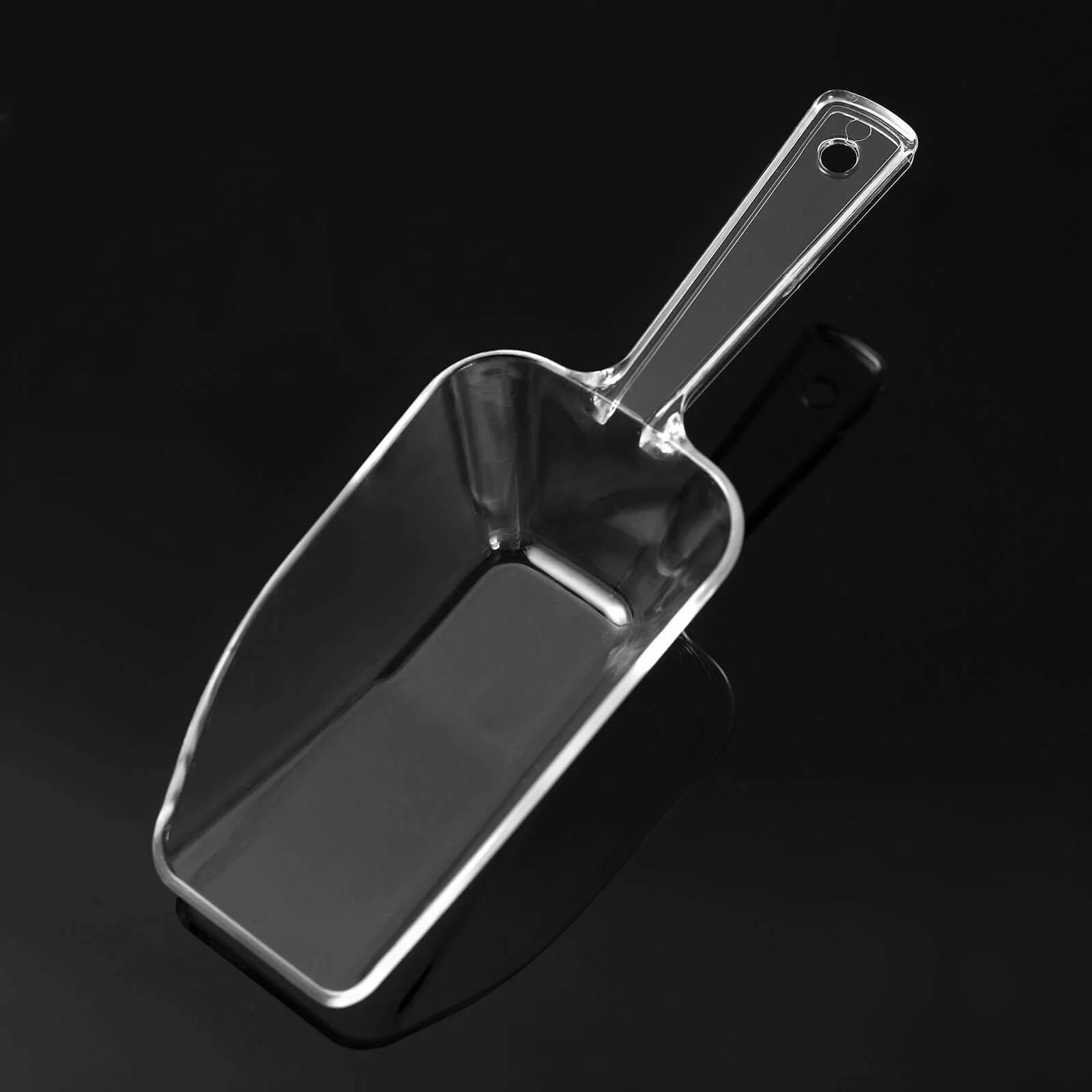 6-Pack Plastic Candy Scoops 6" Kitchen Ice Scoop Design Clear - Disposable Supplies for Candy Buffets - Image 7