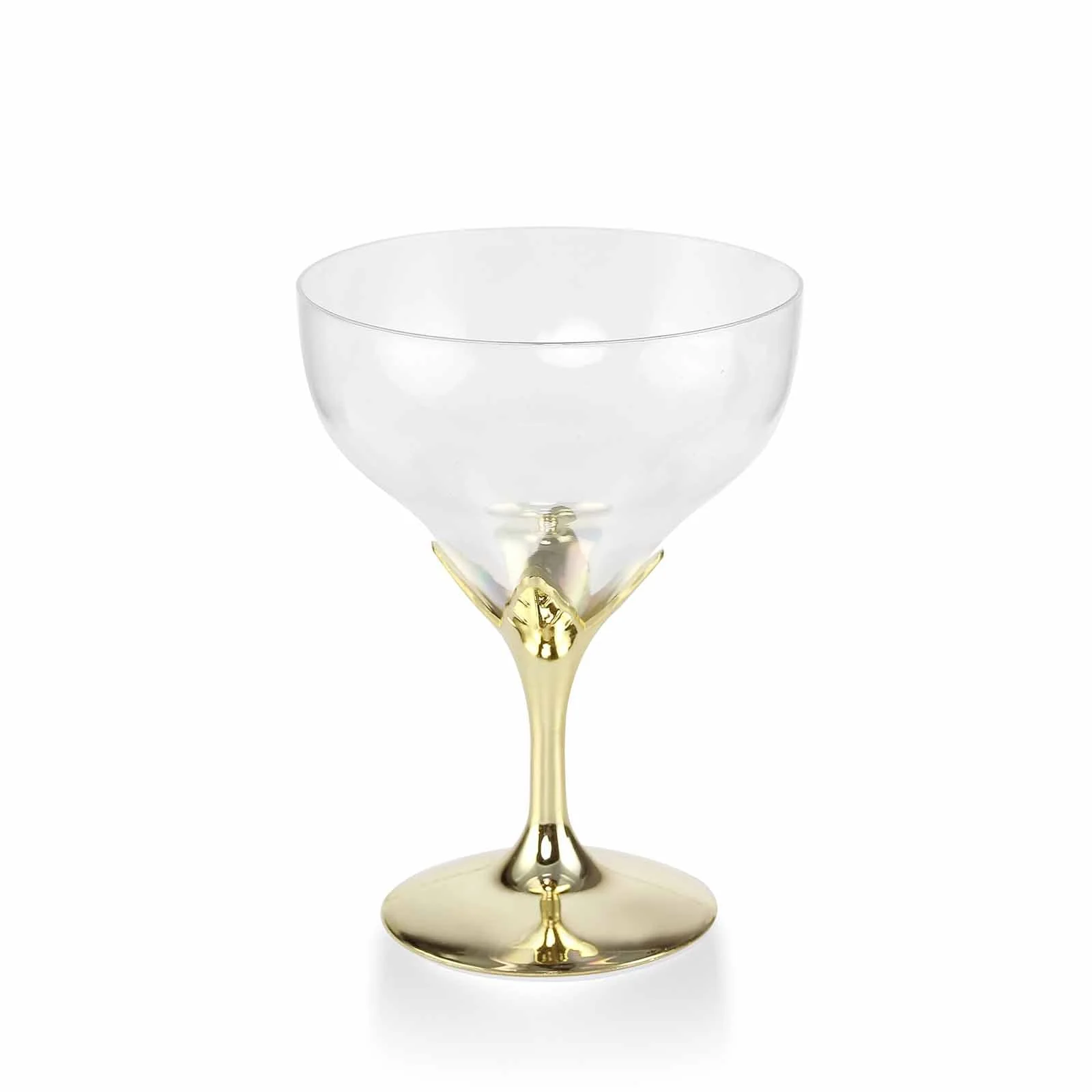 6-Pack Plastic Champagne Glasses 5oz Gold Hard Material - Disposable Wine Goblets with Detachable Cups - Image 8