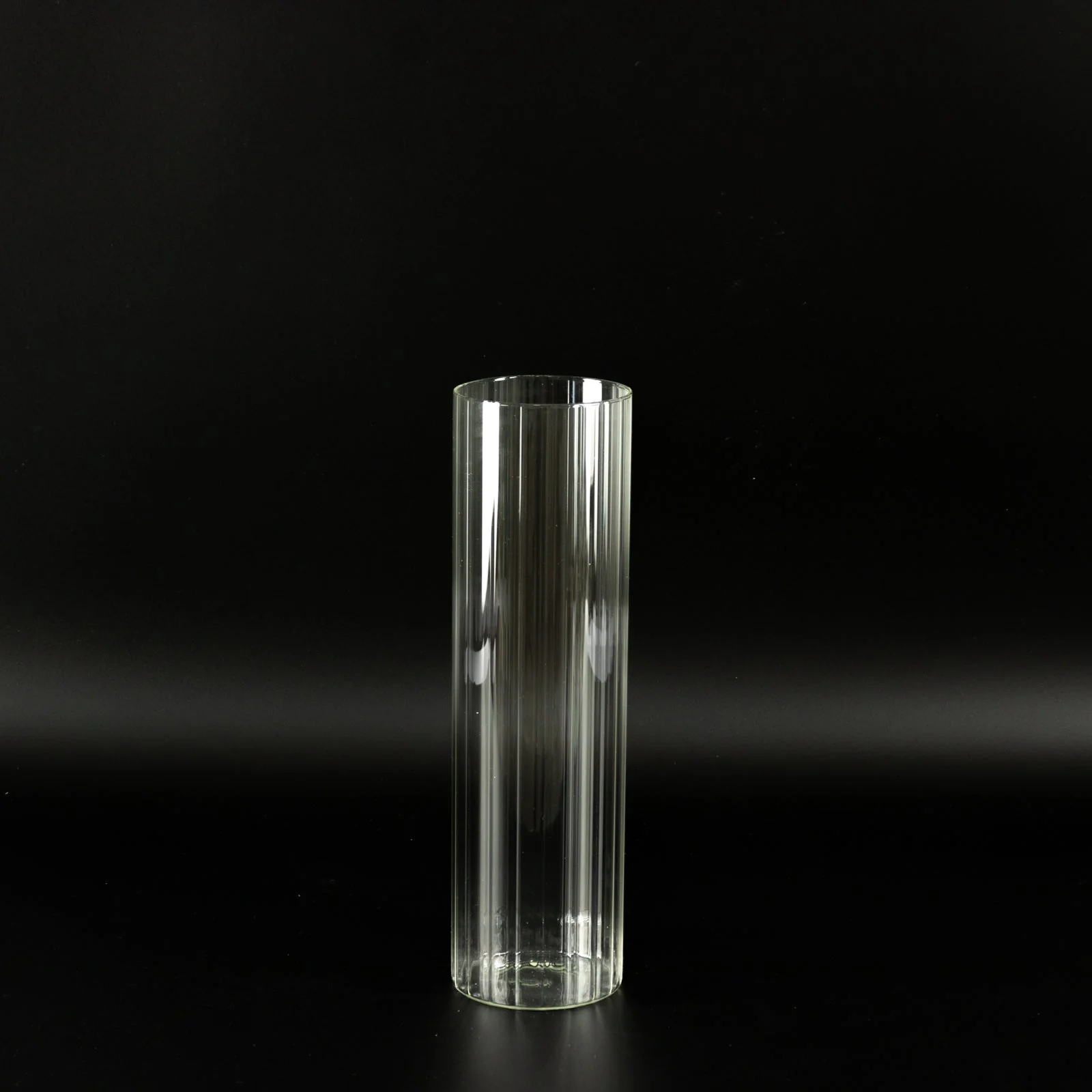 6 Pack Ribbed Cylinder Glass Vases – 14" Tall Clear Decorative Vases for Dining Tables, Mantels & Modern Interiors - Image 8