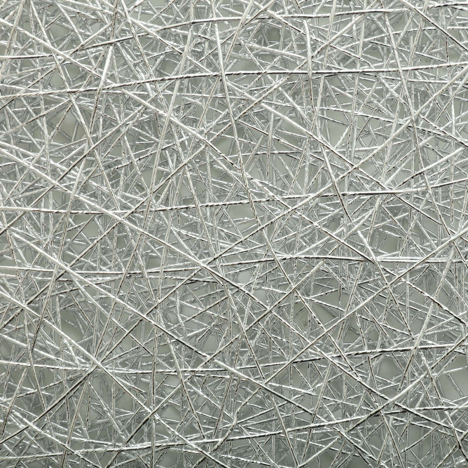 6-Pack Woven Fiber Table Placemats 15" Round Design Metallic Silver - Disposable Dining Mats - Image 6