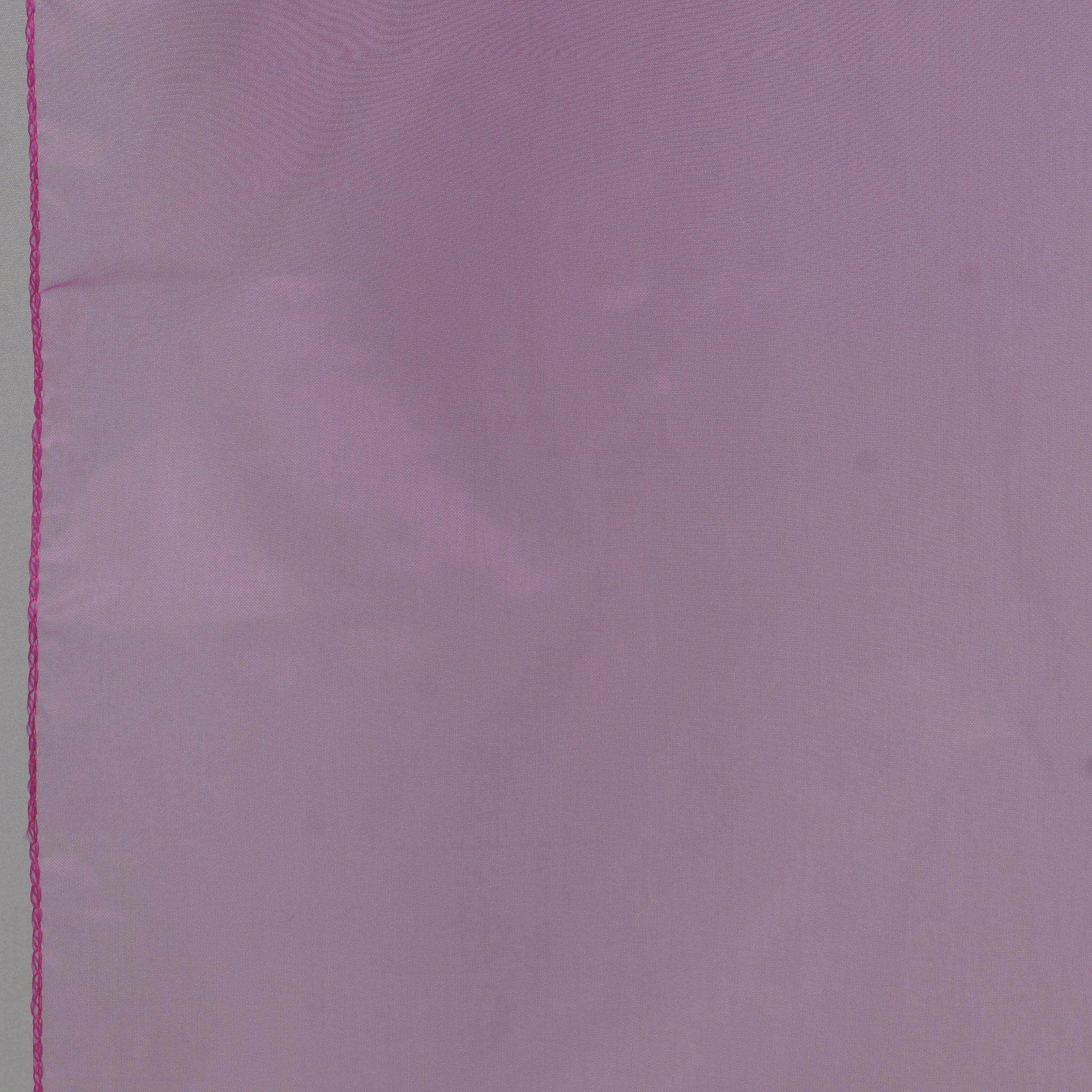 Fuchsia Sheer Organza Square Table Overlay 60"x60" - Image 6