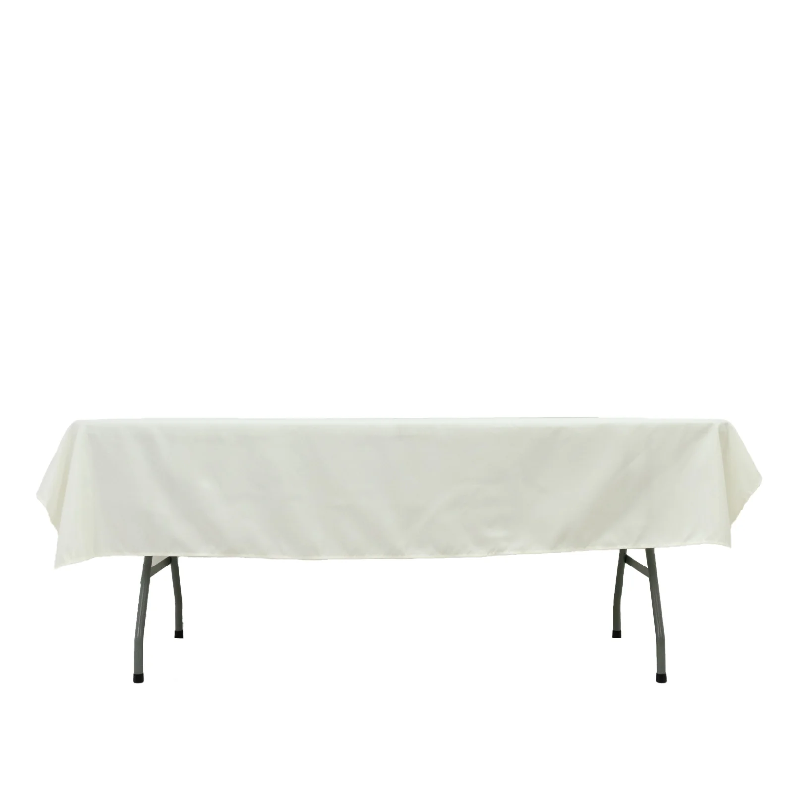 Ivory Polyester Rectangle Tablecloth 60"×84" – Wrinkle-Resistant, Durable Party / Event Table Cover - Image 7