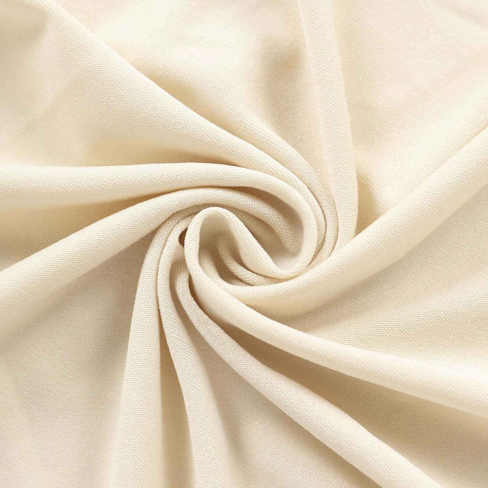 Matte Beige Spandex Fitted Wedding Arch Cover For Round Top Chiara Backdrop Stand 6ft - Image 8