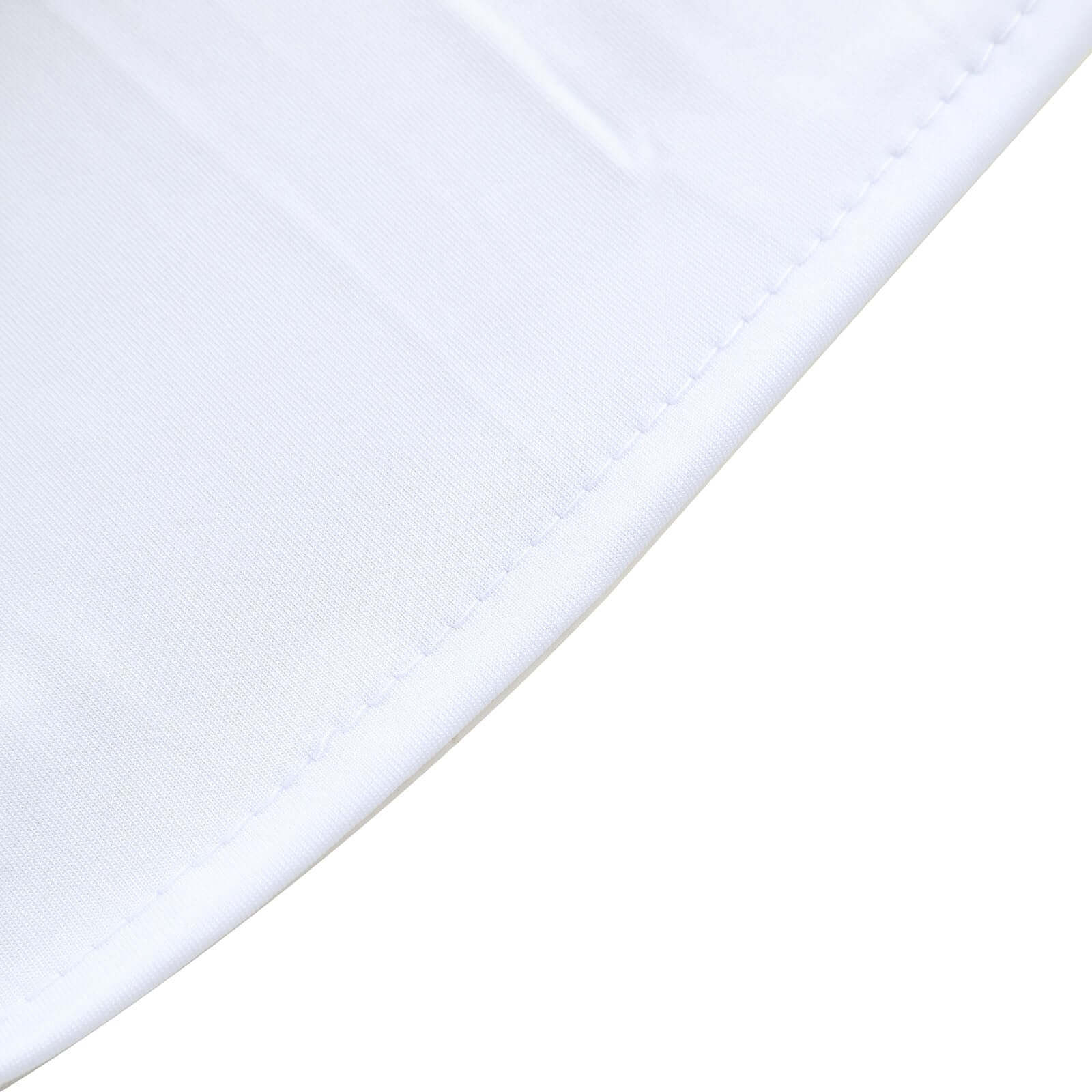 Matte White Spandex Fitted Wedding Arch Cover For Round Top Chiara Backdrop Stand 6ft - Image 15
