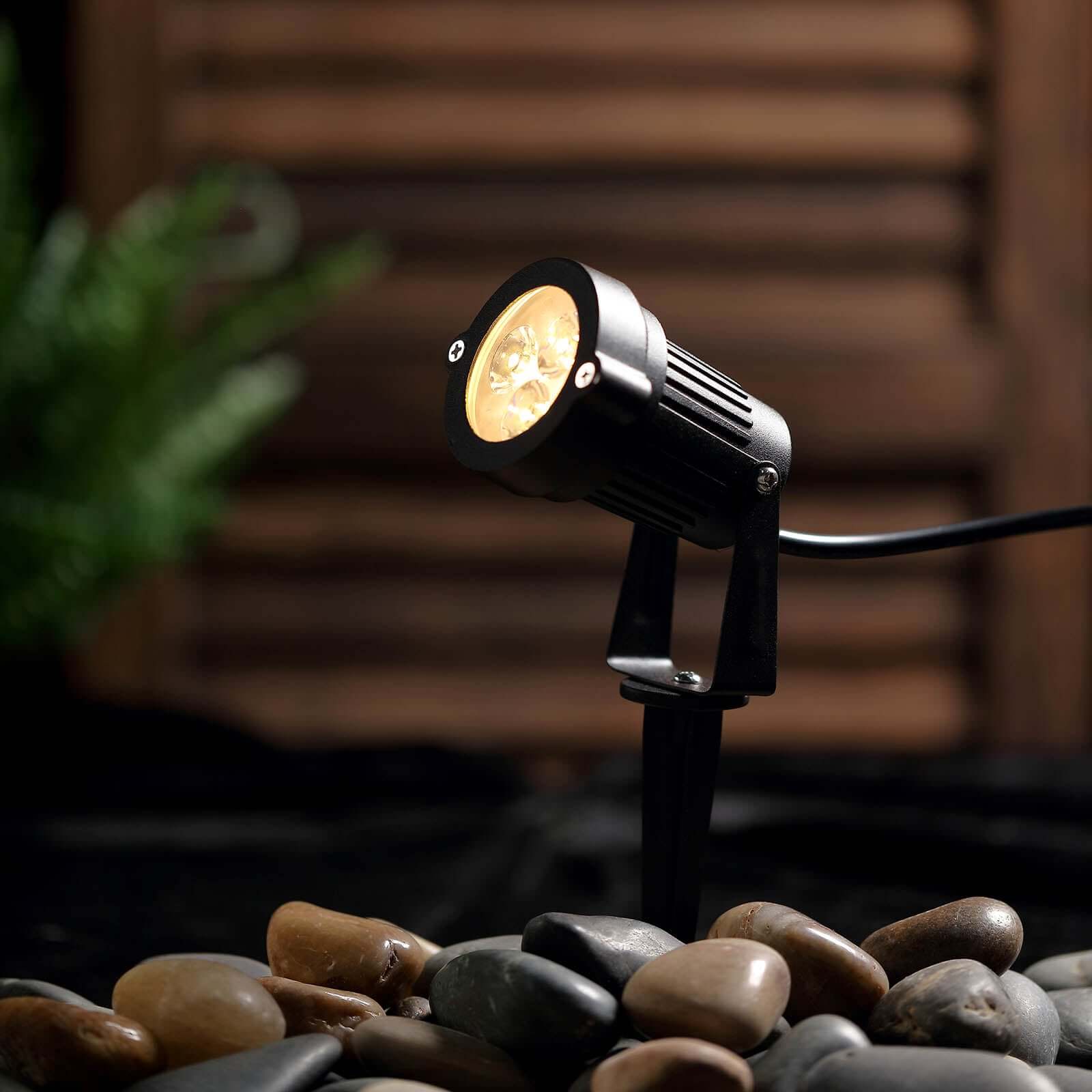 Warm White LED Backdrop Uplight, Indoor/Outdoor Landscape Spotlight 6W - Image 6