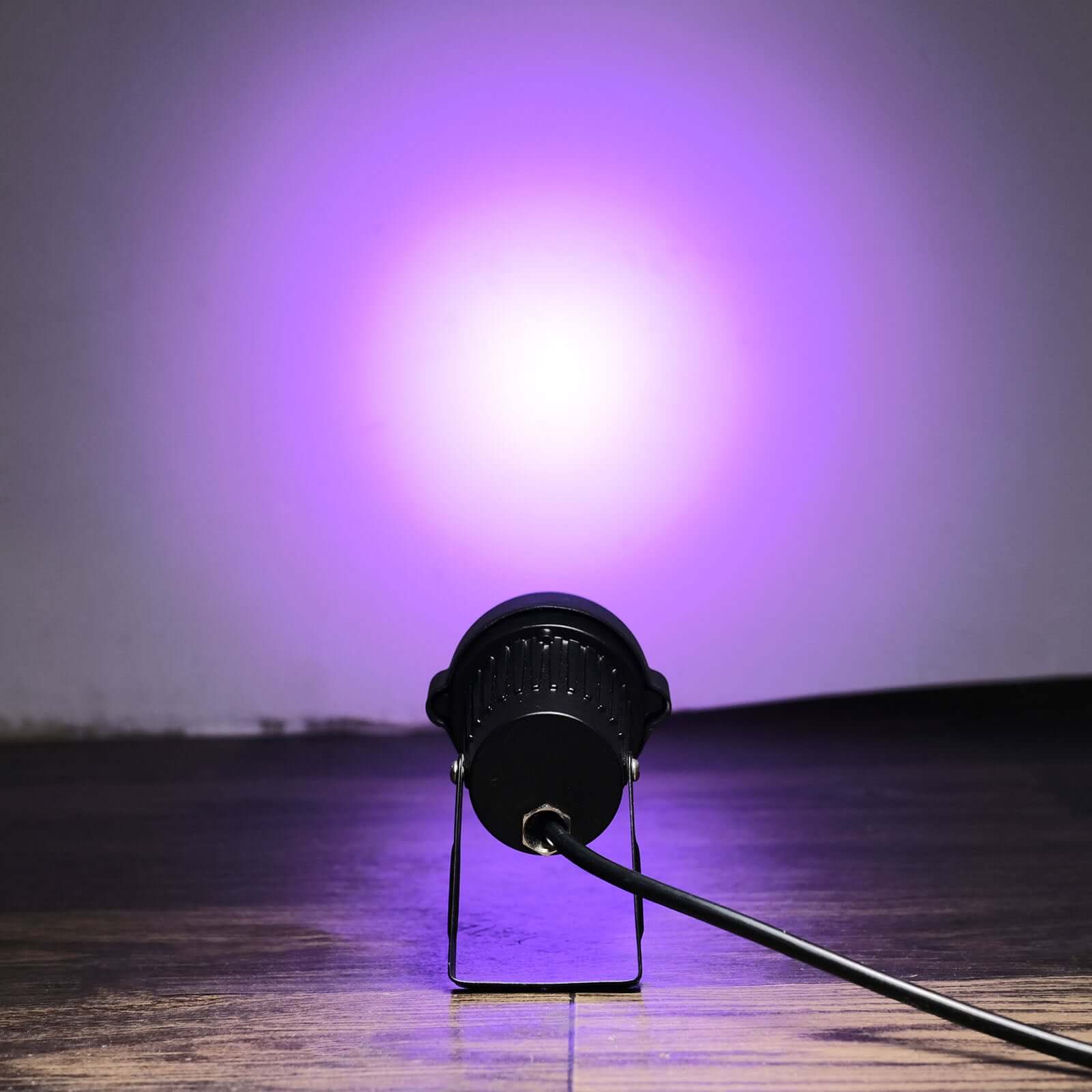 Purple LED Backdrop Uplight, Outdoor Waterproof Landscape Spotlight 6W - Image 8