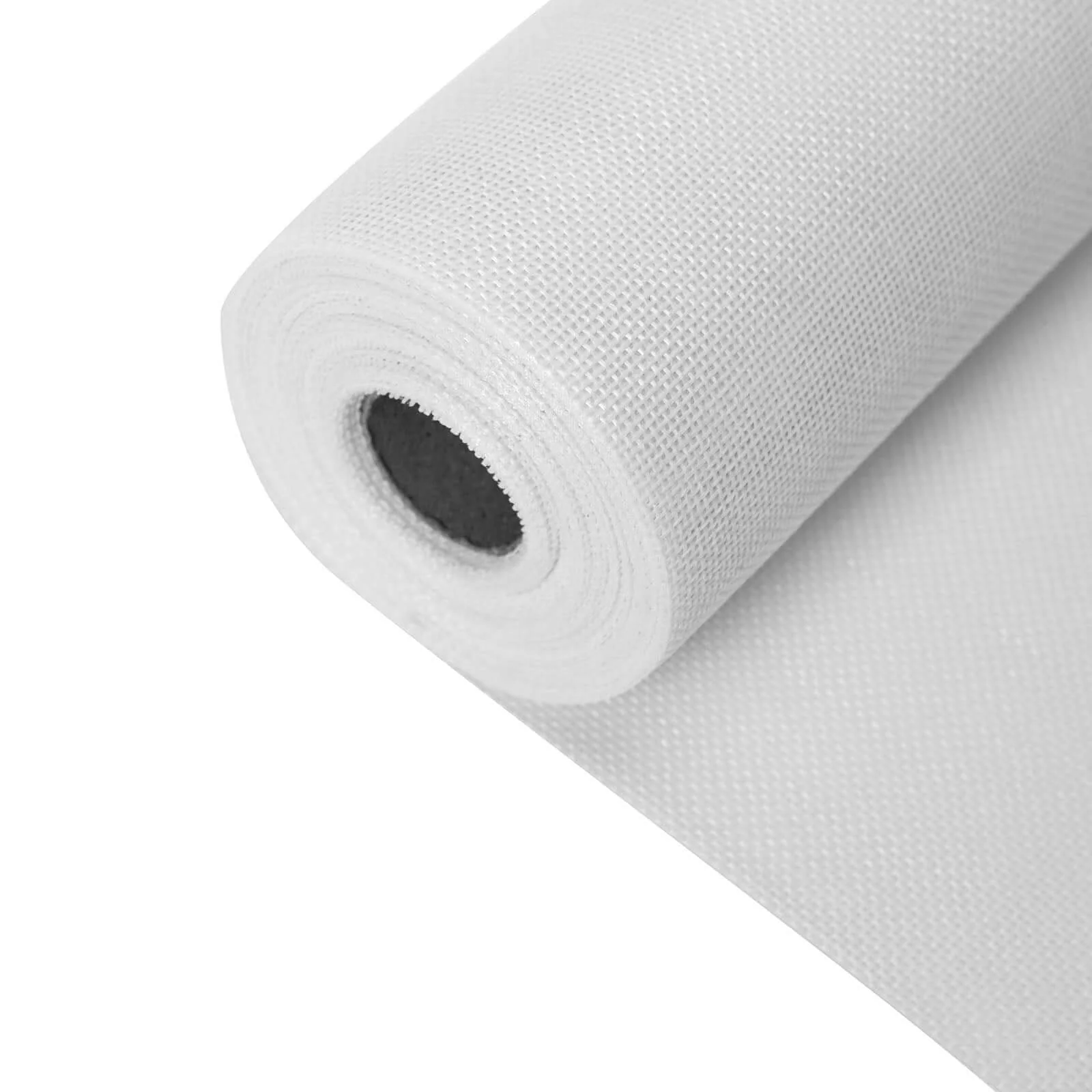 White Polyester Burlap Fabric Roll 6"x10 Yards - Image 10