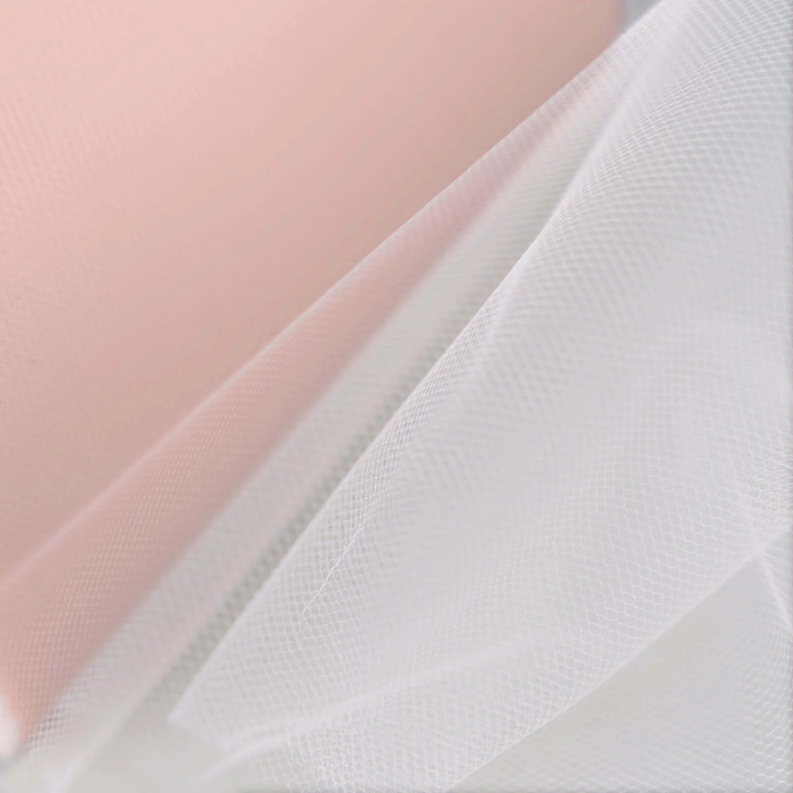 Blush Tulle Fabric Bolt, Sheer Fabric Spool Roll For Crafts 6"x100 Yards - Image 8