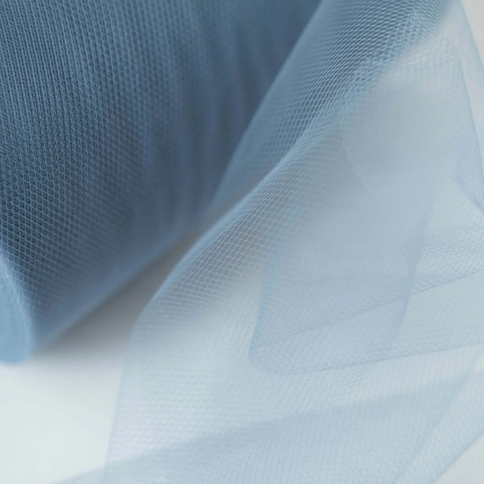 Dusty Blue Tulle Fabric Bolt, Sheer Fabric Spool Roll For Crafts 6"x100 Yards - Image 7
