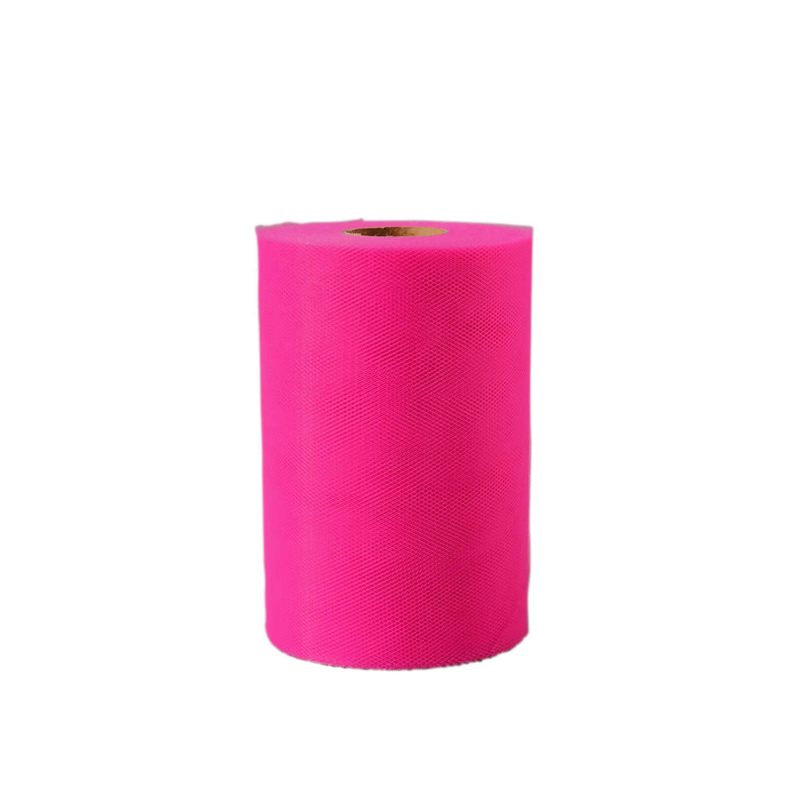 Fuchsia Tulle Fabric Bolt, Sheer Fabric Spool Roll For Crafts 6"x100 Yards - Image 6