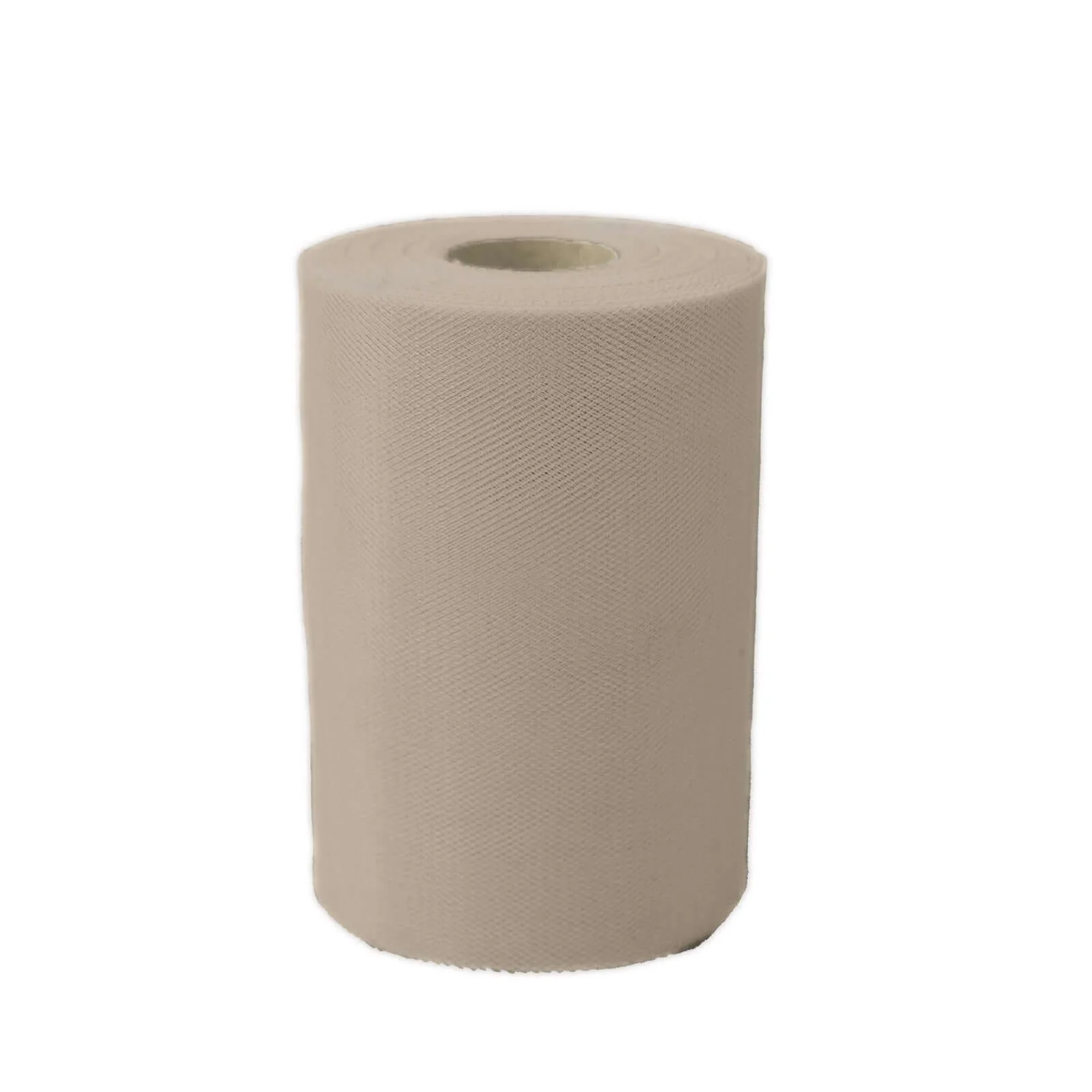 Taupe Tulle Fabric Bolt, Sheer Fabric Spool Roll For Crafts 6"x100 Yards - Image 6