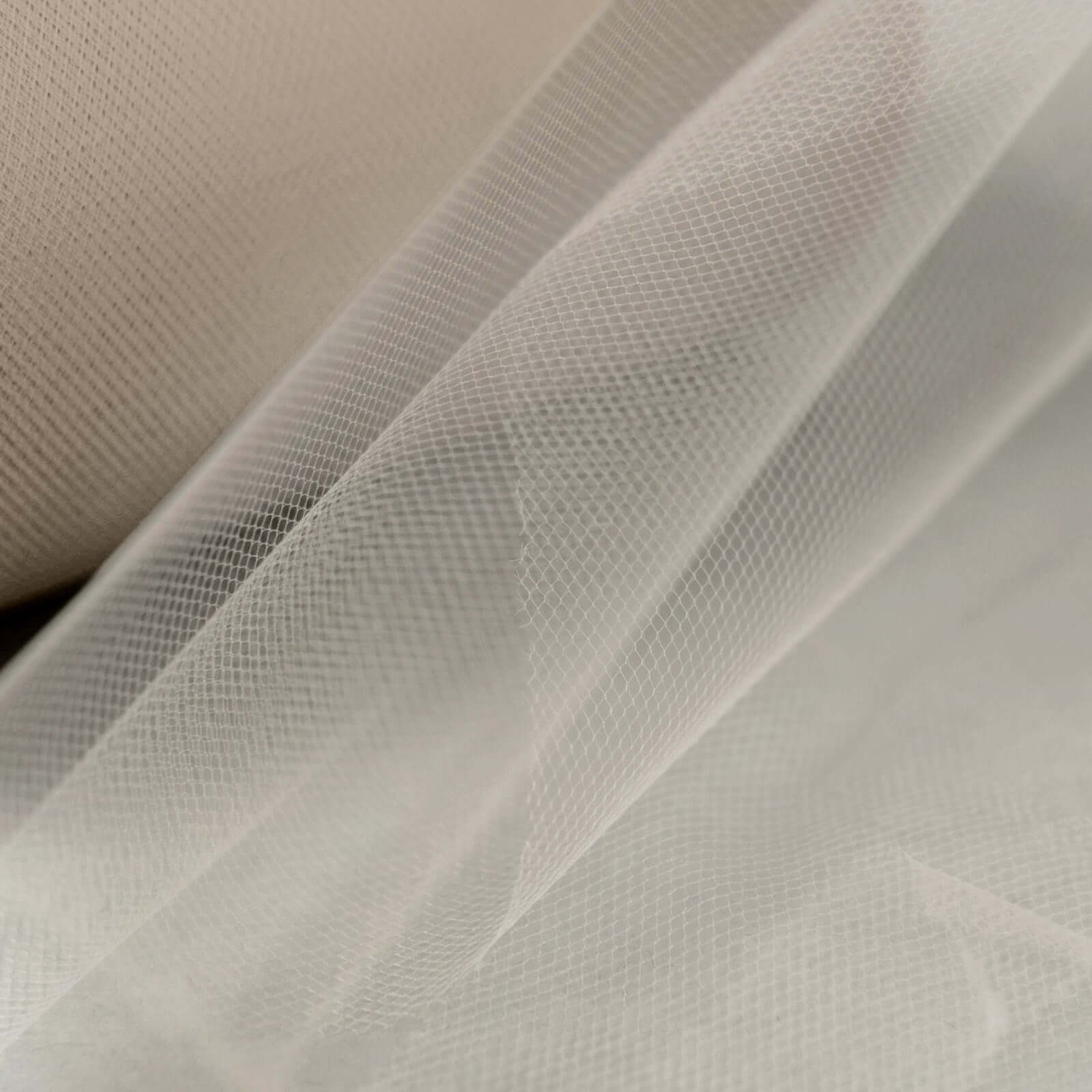 Taupe Tulle Fabric Bolt, Sheer Fabric Spool Roll For Crafts 6"x100 Yards - Image 9