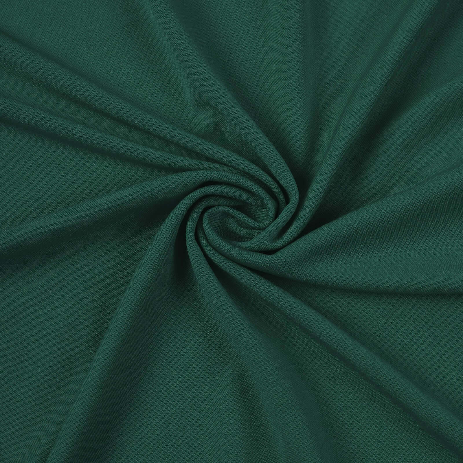 Matte Hunter Emerald Green Round Spandex Fit Wedding Backdrop Stand Cover 7.5ft - Image 8
