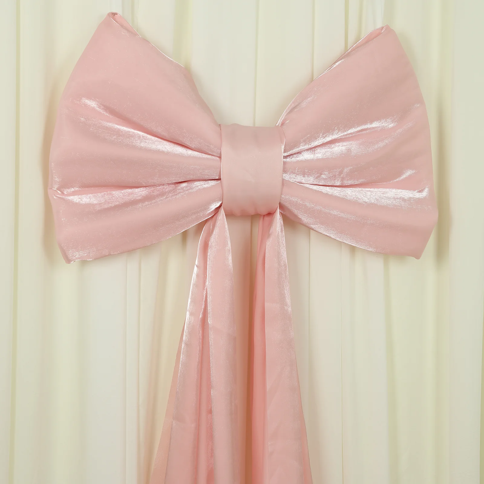 7ft Giant Blush Pink Bow Tie Décor for Weddings, Baby Showers & Events - Image 9