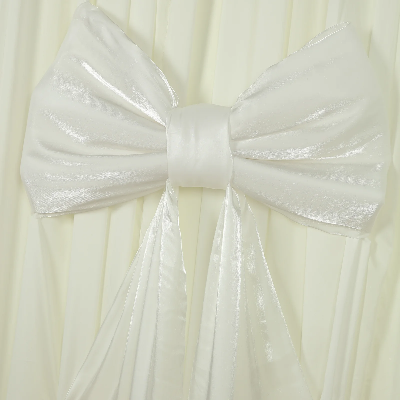 7ft Giant White Bow Tie Décor for Weddings, Baby Showers & Events - Image 7