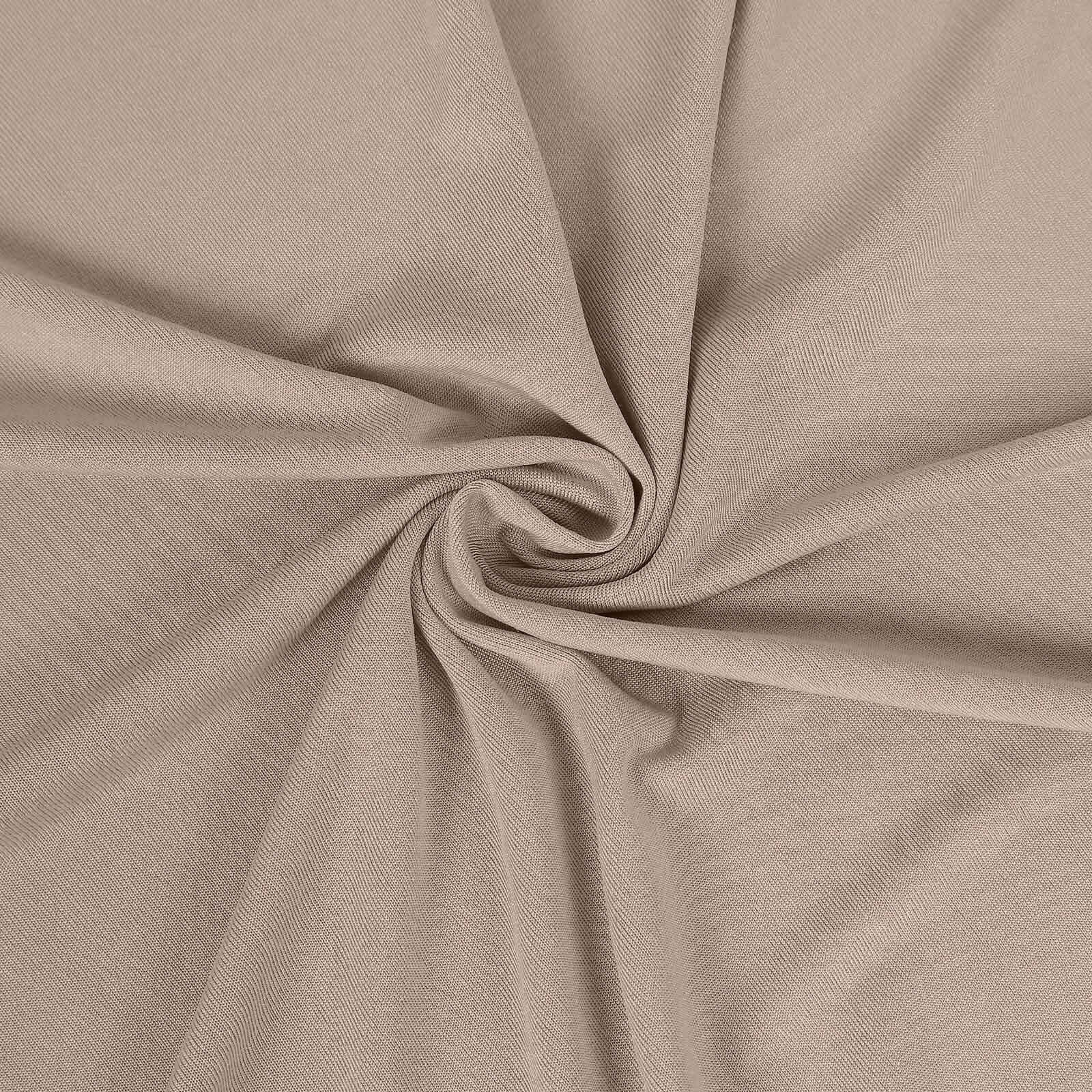 Matte Nude Spandex Fitted Wedding Arch Cover For Round Top Chiara Backdrop Stand 7ft - Image 8