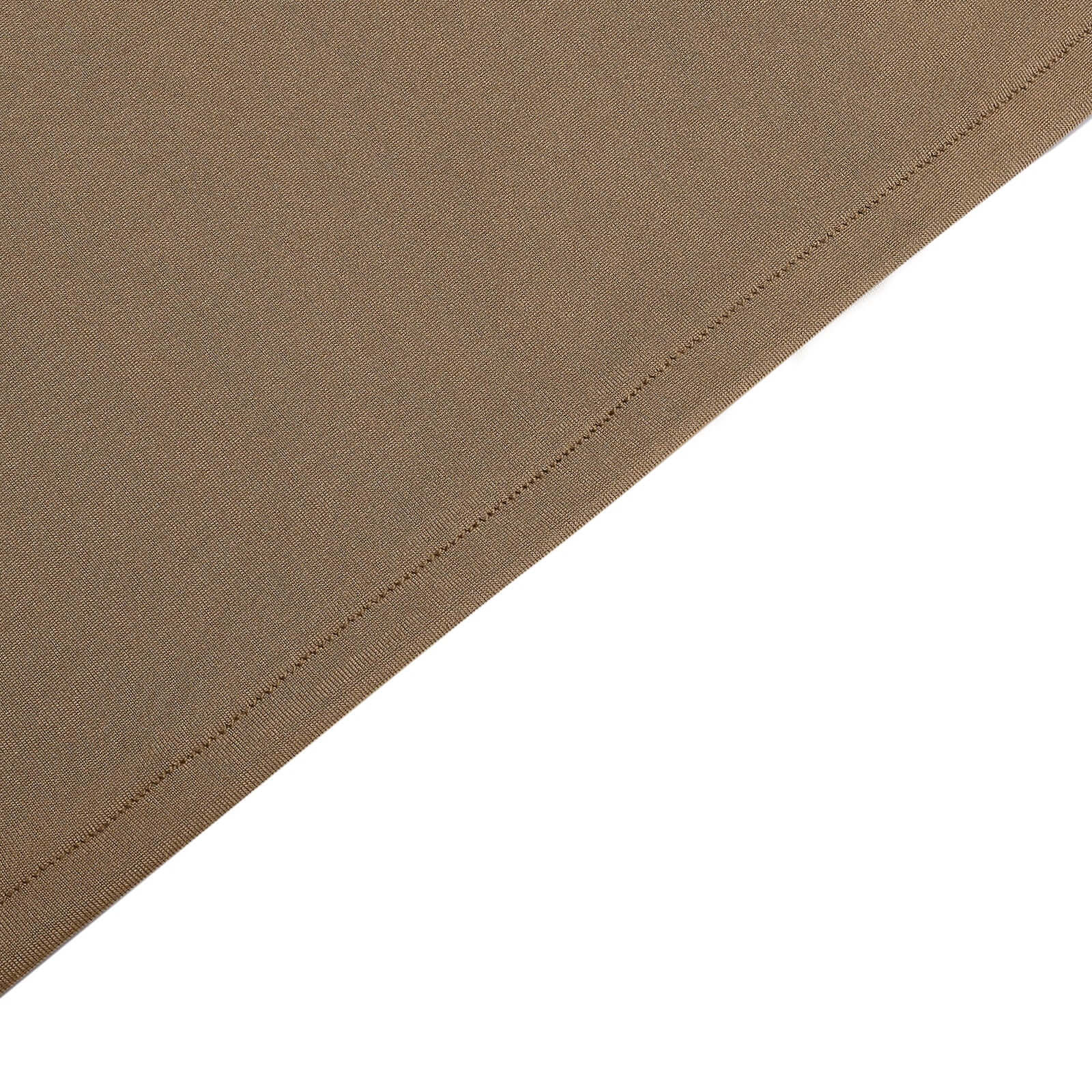 Matte Taupe Fitted Spandex Half Moon Wedding Arch Cover, Custom Fit Chiara Backdrop Stand Cover 7ft - Image 12