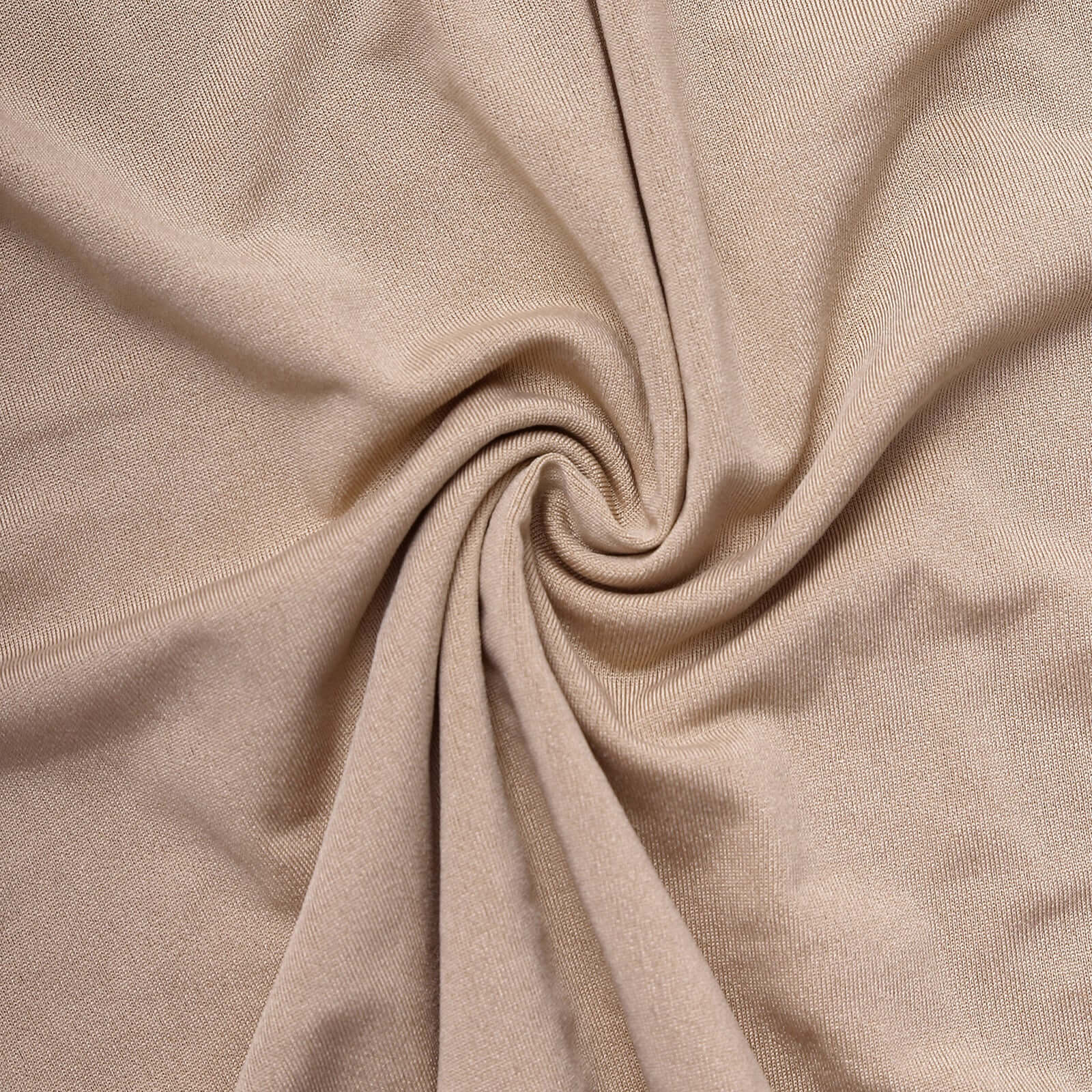 Nude Spandex Fitted Open Arch Backdrop Cover, Double-Sided U-Shaped Wedding Arch Slipcover 8ft - Image 8