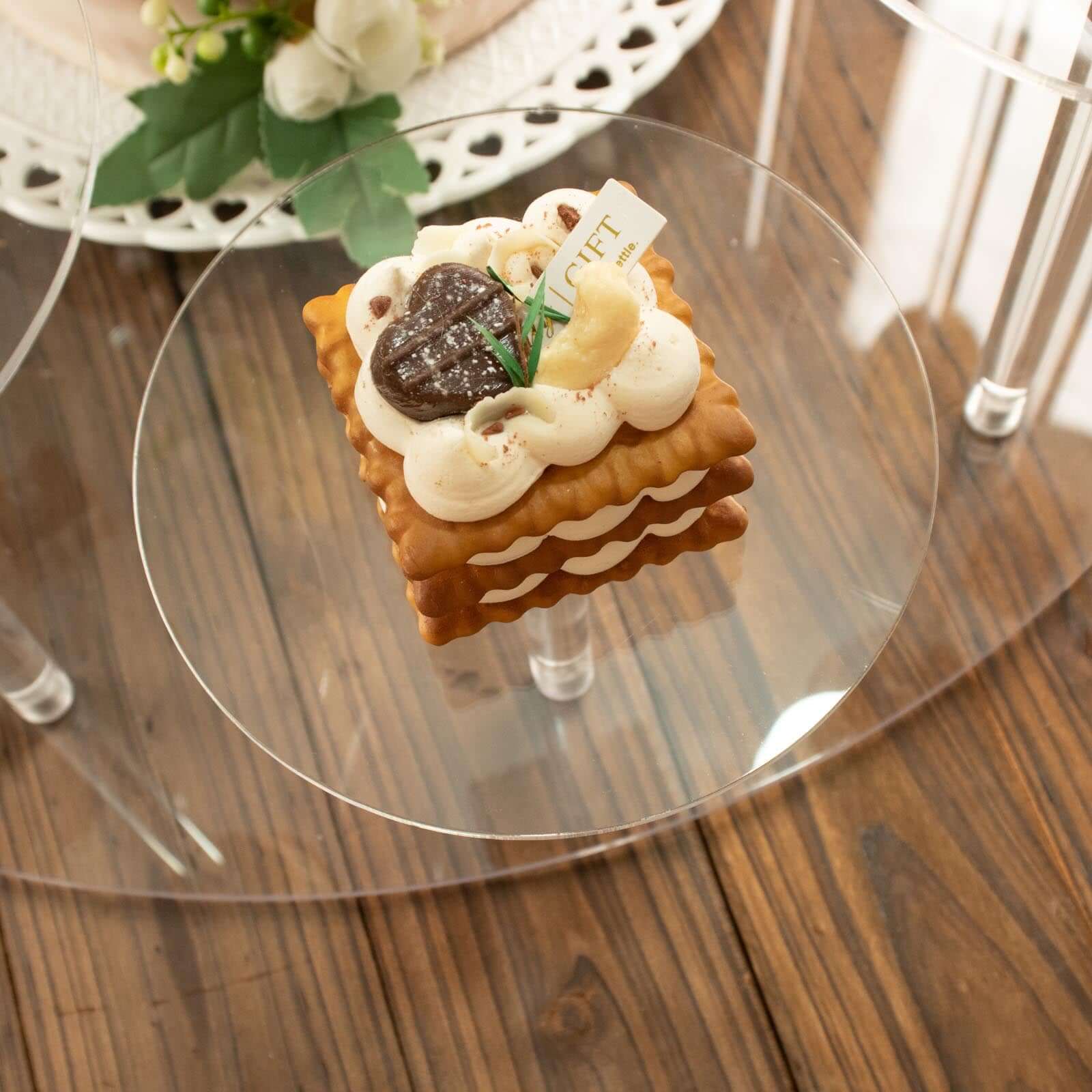 Acrylic Cake Stand with 12-Arm Tiered Cupcake Holders 29" Clear - Sturdy Multi-layer Dessert Display Tower Centerpiece for Weddings Gala Events & Dessert Buffets - Image 6