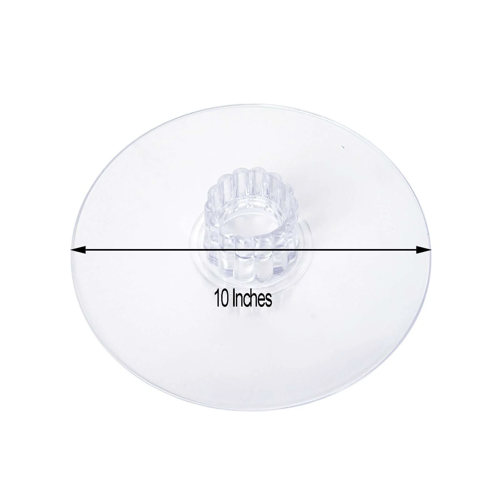 Acrylic Round DIY Cake Stand Plate 10" Clear - Customized Tiered Dessert Display Holder for Home Events & Cafés - Image 3