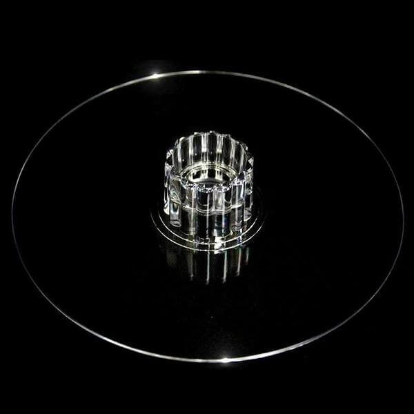 Acrylic Round DIY Cake Stand Plate 12" Clear - Customized Tiered Dessert Display Holder for Home Events & Cafés - Image 7