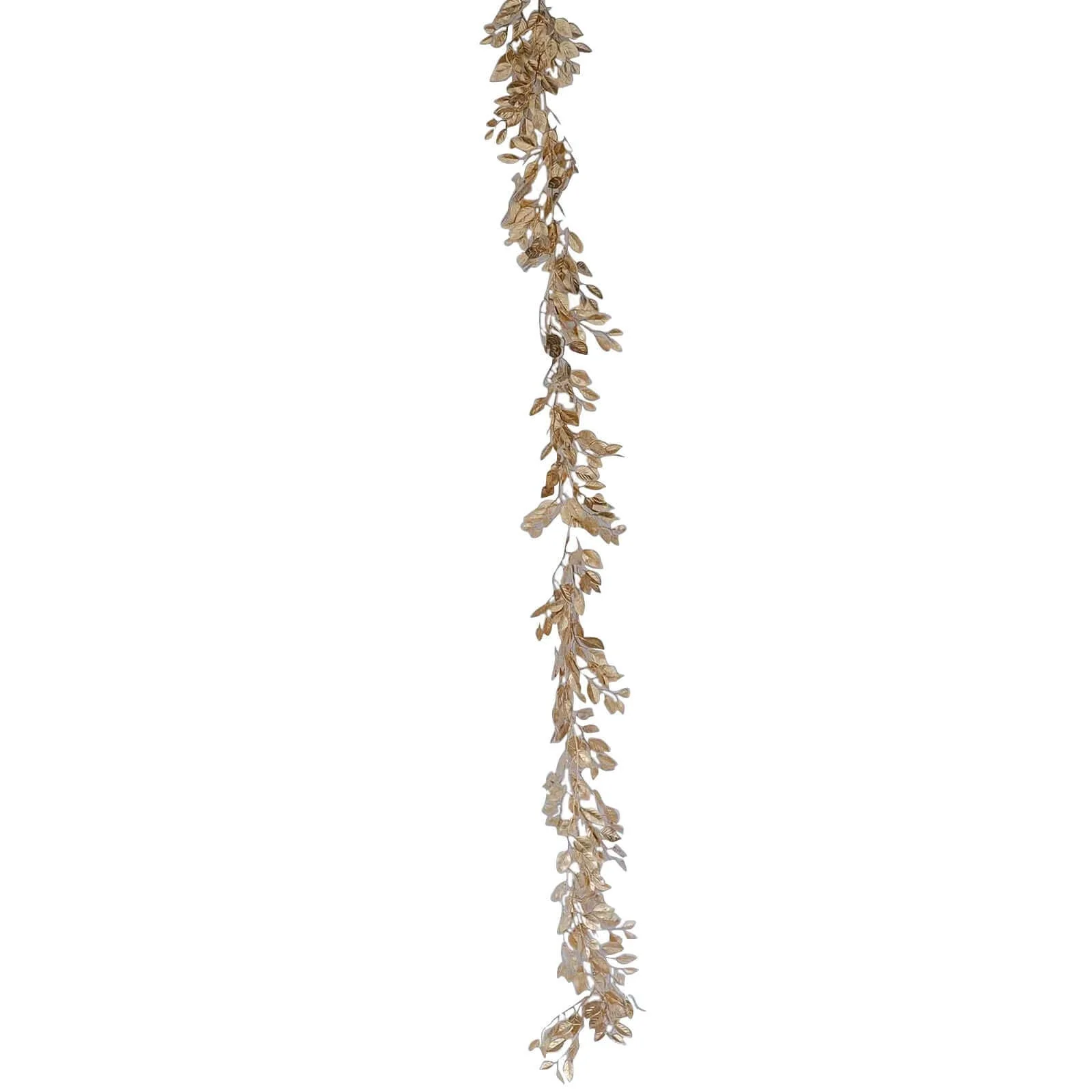Artificial Magnolia Leaf Table Garland 6ft Metallic Gold - Easy to Use & Style DIY Craft Hanging Vine Wreath - Image 5