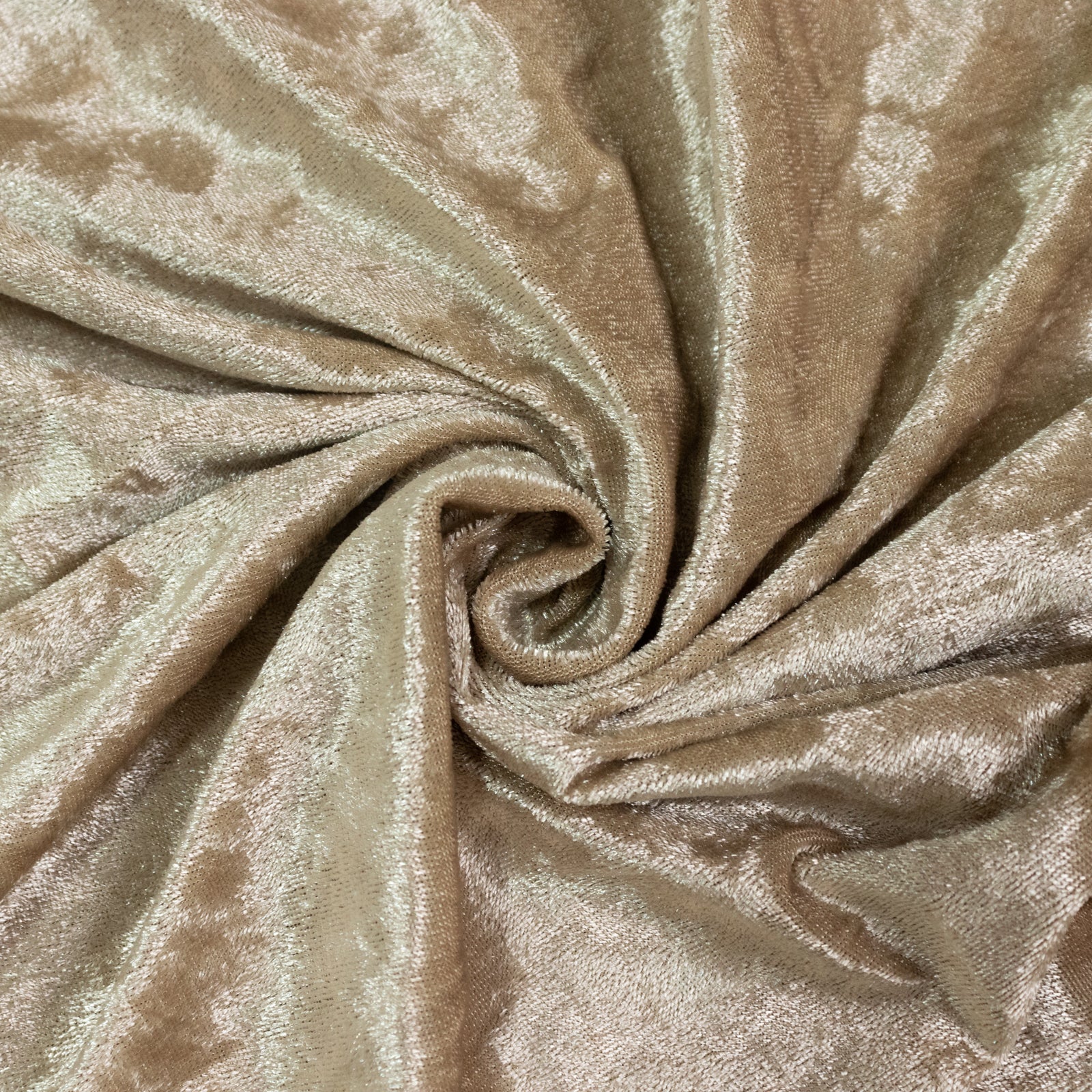 Set of 3 Beige Crushed Velvet Chiara Wedding Arch Covers For Round Top Backdrop Stands 5ft, 6ft, 7ft - Image 8