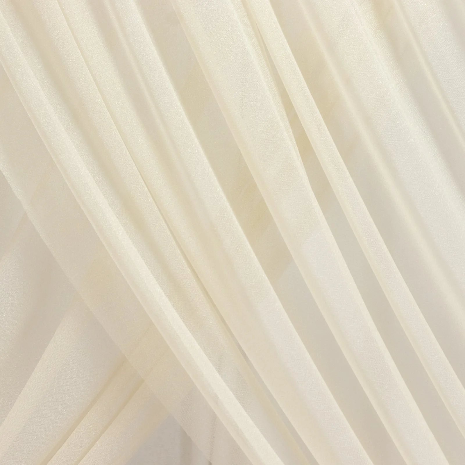 Sheer Wedding Arch Drape – 5ftx14ft Beige Sheer Curtain Backdrop, Ceiling Drapery Panel - Image 8