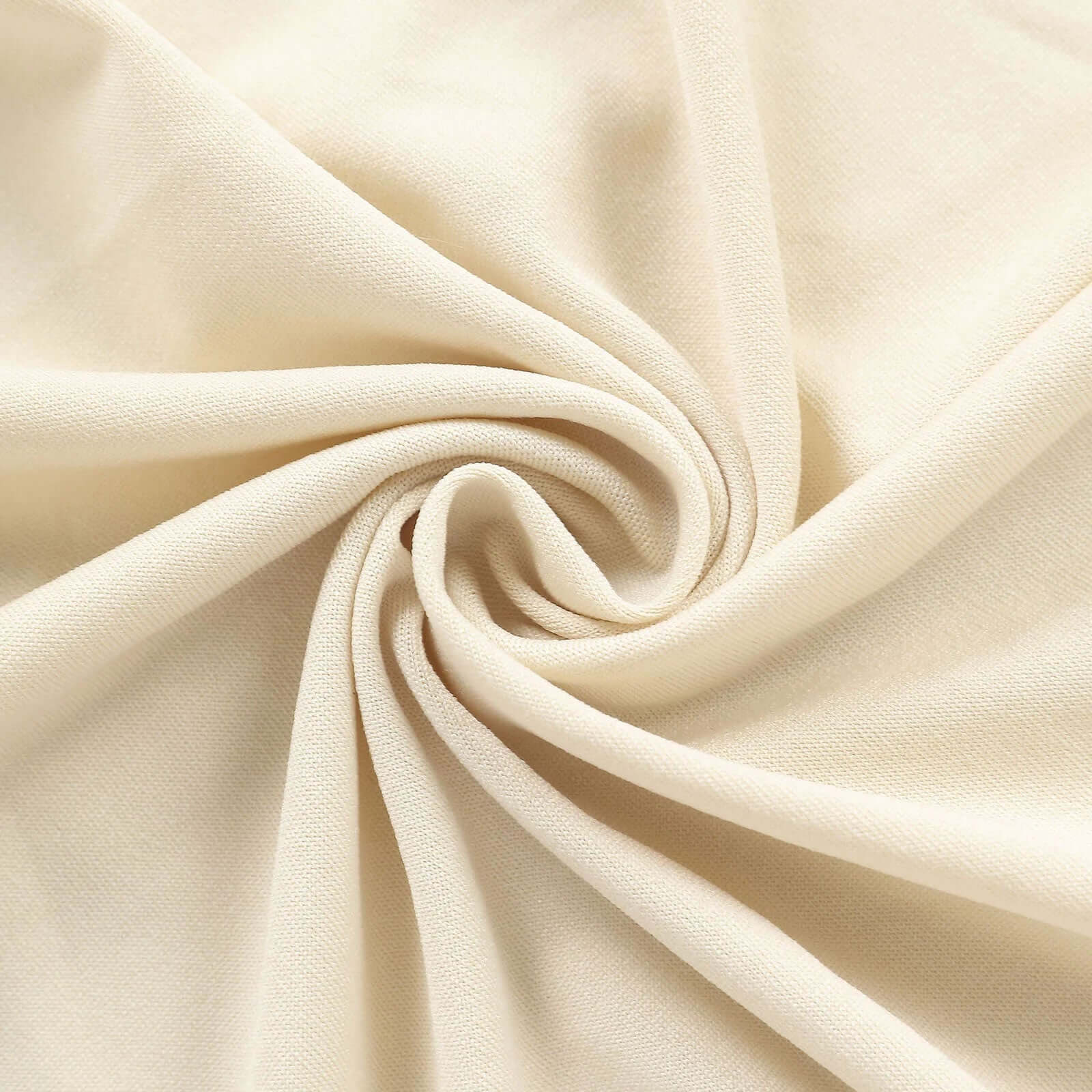 Beige Spandex Fitted Chiara Backdrop Stand Cover For Half Moon Top Wedding Arch - 8ft - Image 13