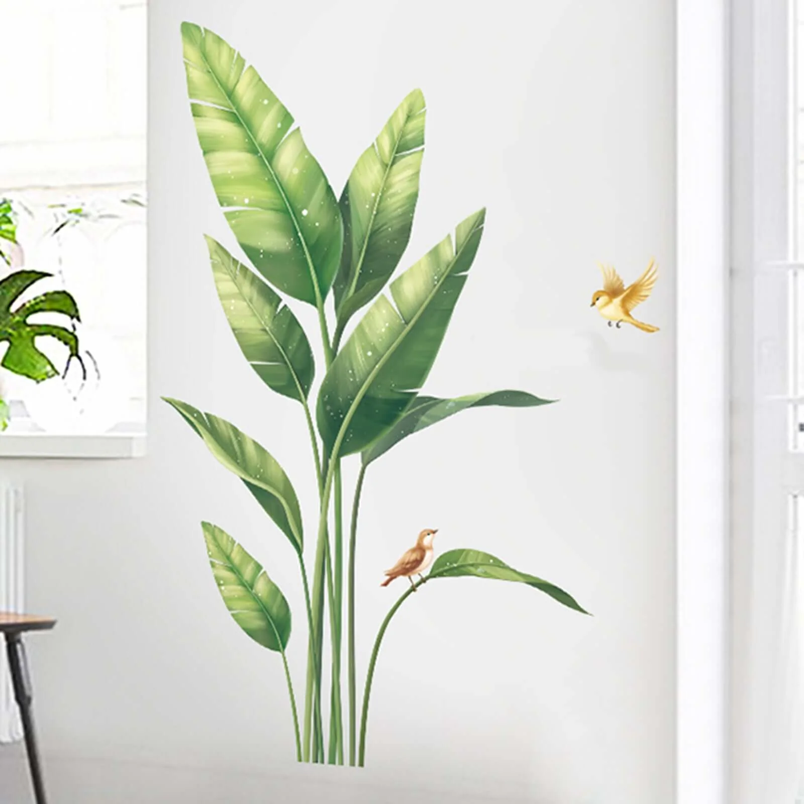 Bird of Paradise Tropical Plant Wall Decal, Peel and Stick Removable Stickers - Image 6