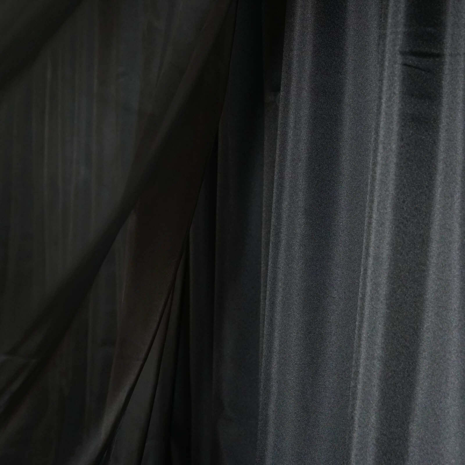 Black Chiffon Polyester Backdrop Drape Curtain, Dual Layer Event Divider Panel with Rod Pockets - 20ftx10ft - Image 6