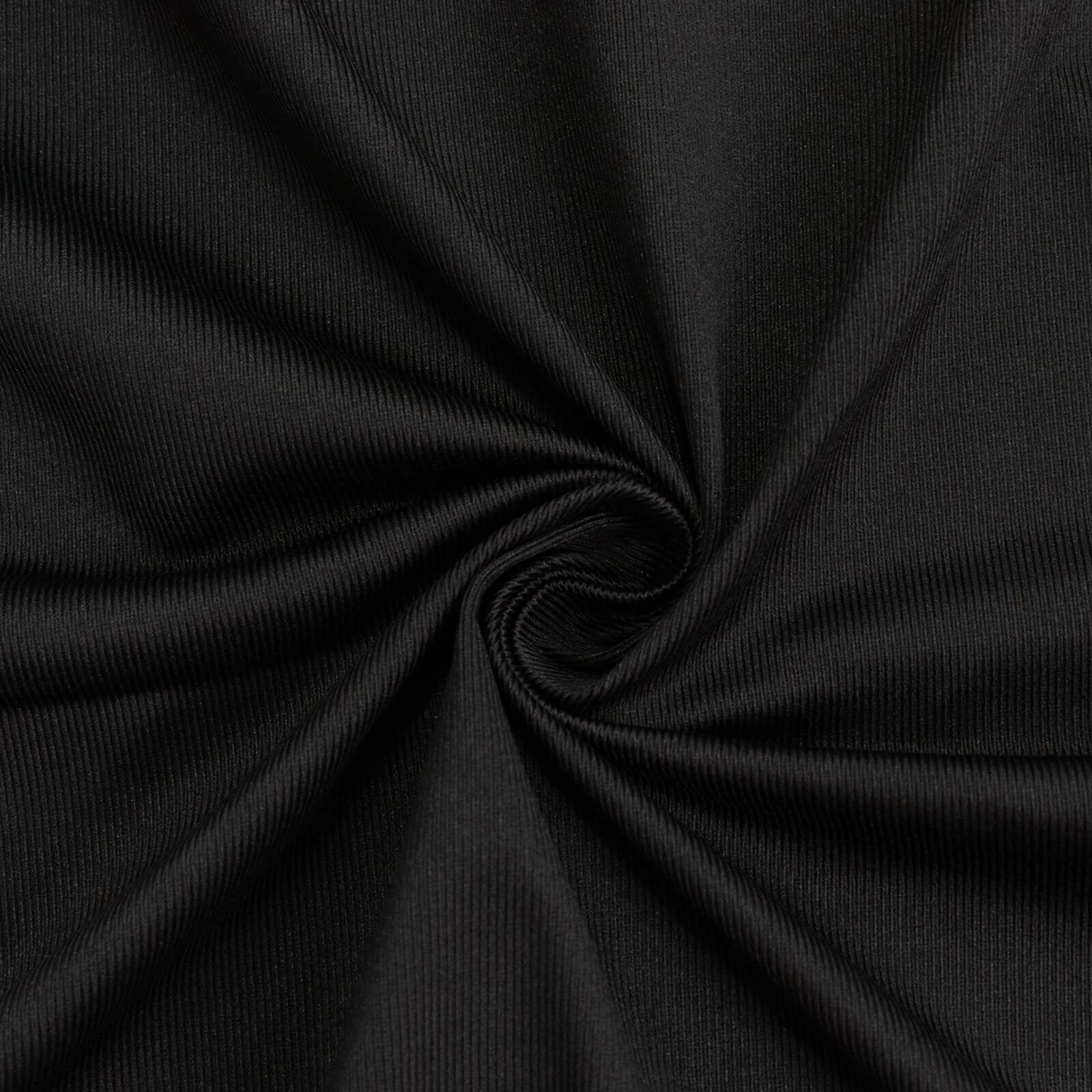 Black Scuba Polyester Backdrop Drape Curtain, Durable Flame Resistant Event Divider Panel Wrinkle Free With Rod Pockets - 5ftx14ft - Image 11