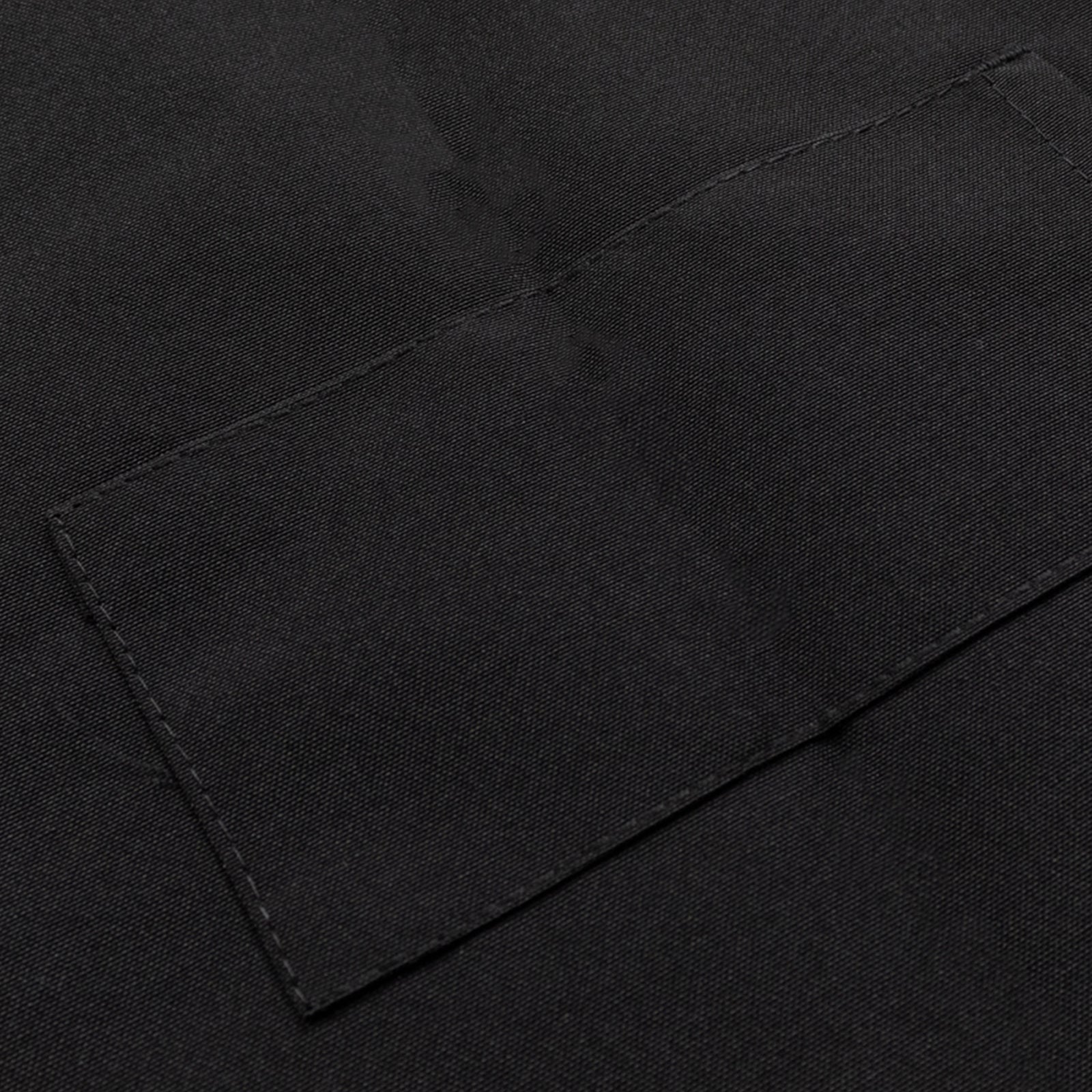 Black Premium Polyester Kitchen Chef Apron with Adjustable Neck and Long Ties, Waterdrop Resistant 2 Pockets Unisex Cooking Bib Apron - Image 6