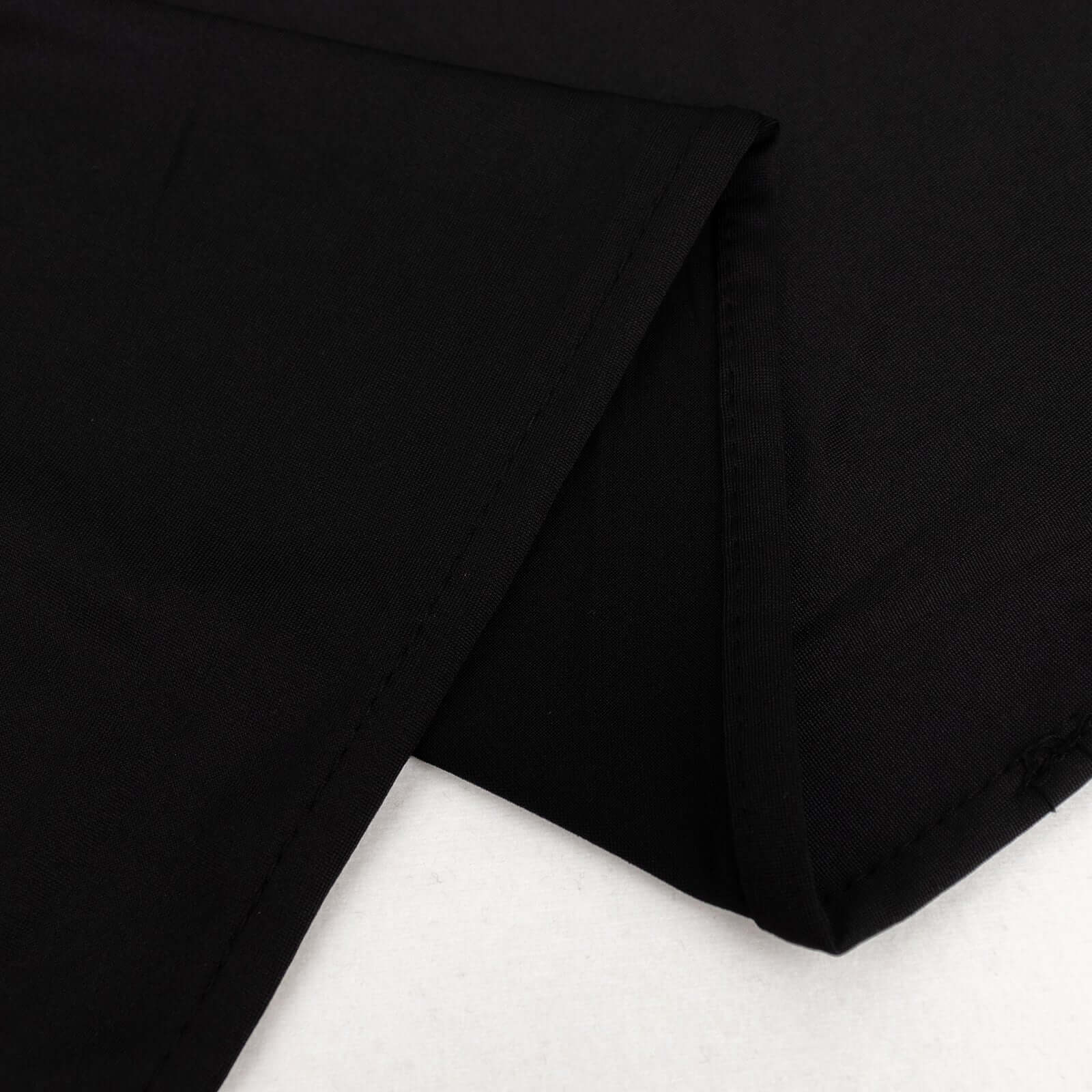 Black Spandex 4-Way Stretch Fabric Bolt, DIY Craft Fabric Roll - 60"x10 Yards - Image 2